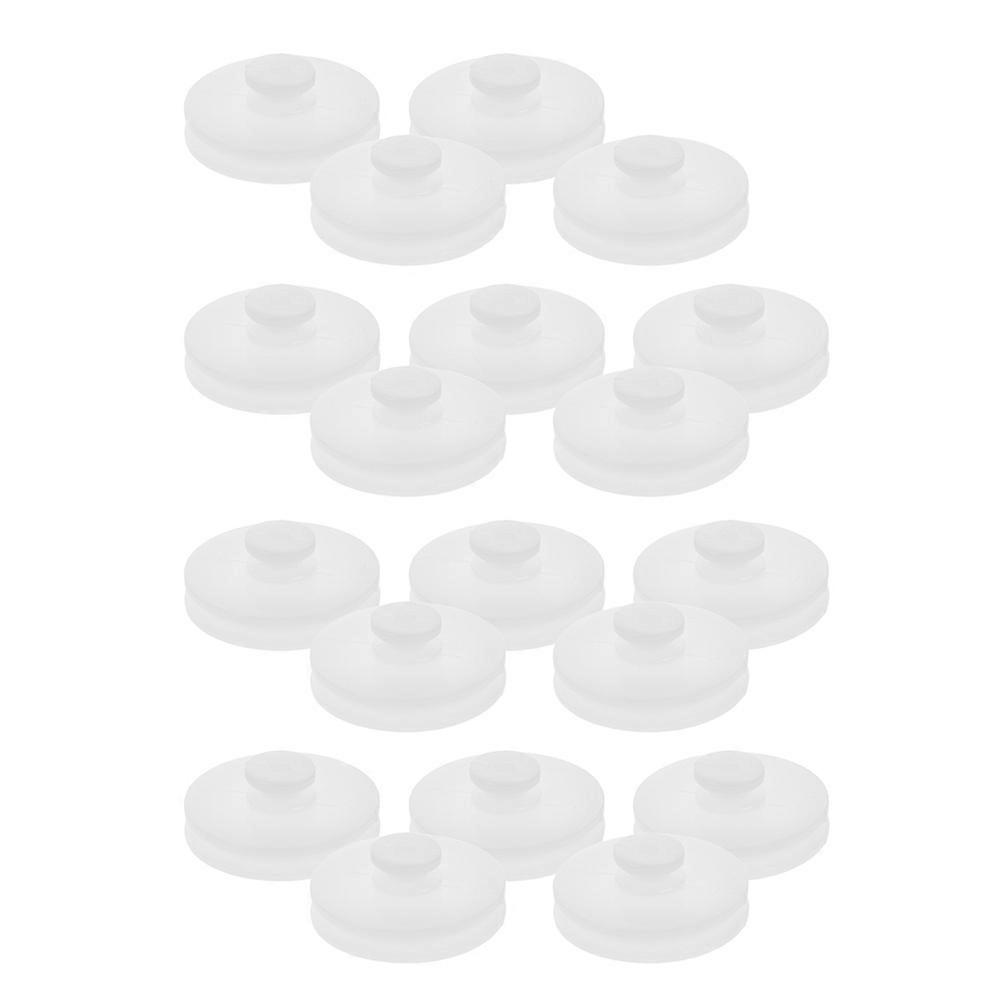 White Plastic Pulley Wheel Gear for DIY Speed Reduction 40Pcs Set