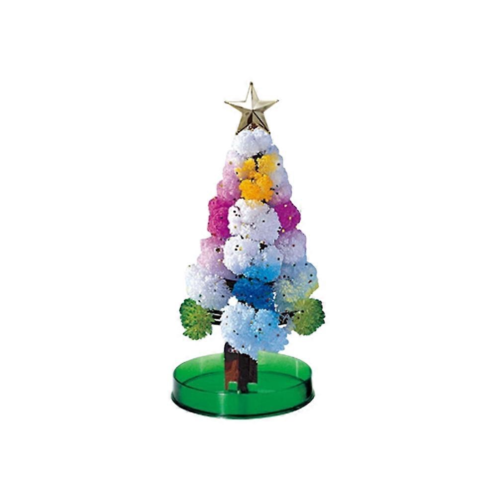 1Set Paper Decorative Tree Toy For Holiday Season Multi Colored Stress Relieving Desktop Decor