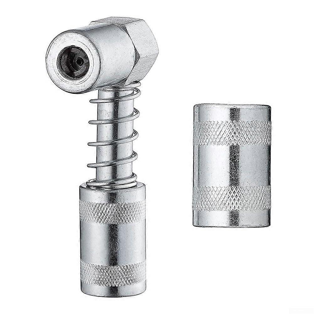 High-Pressure Grease Nozzle Adapter For Grease Gun With 3-Jaw Coupling And Secure Locking Sleeve