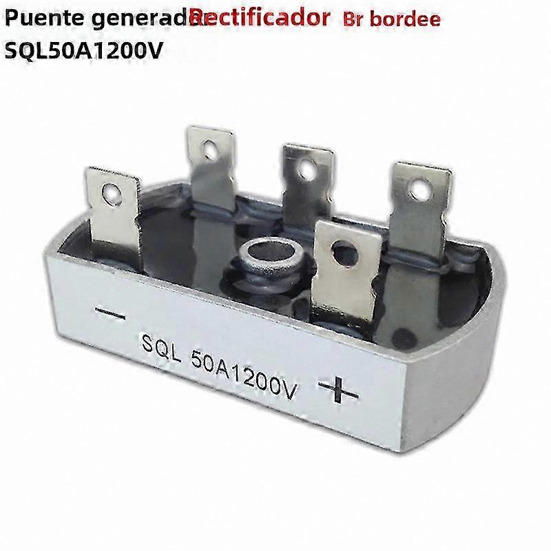 50A 1200V Three-Phase Aluminum Rectifier Module for Inverter and Converter Applications Metal Case Diode Bridge