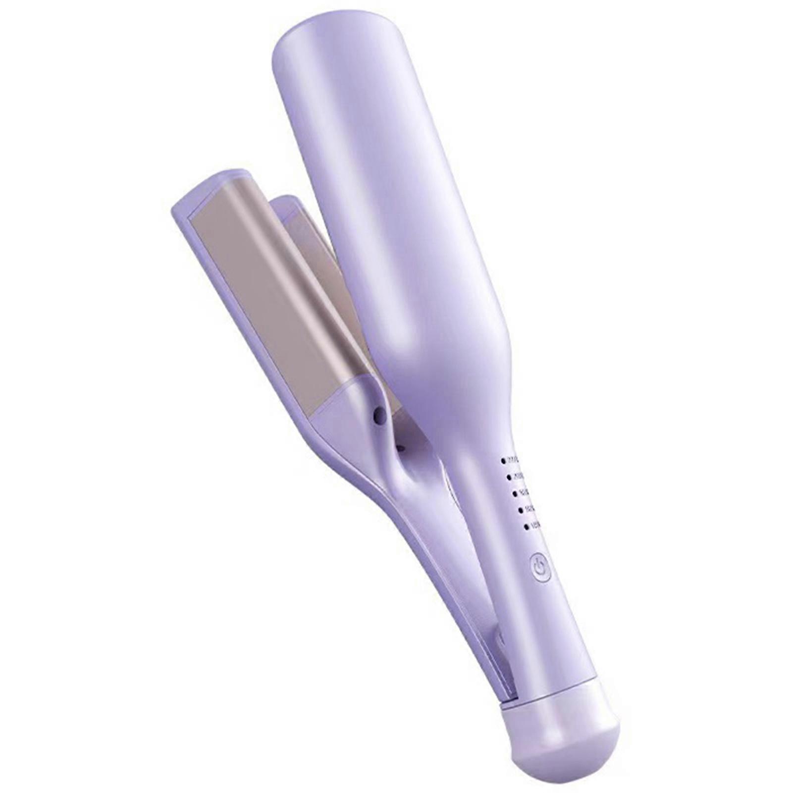 32mm French Deep V-Wave Curling Iron Multipurpose Practical Hair Crimper for Women Female