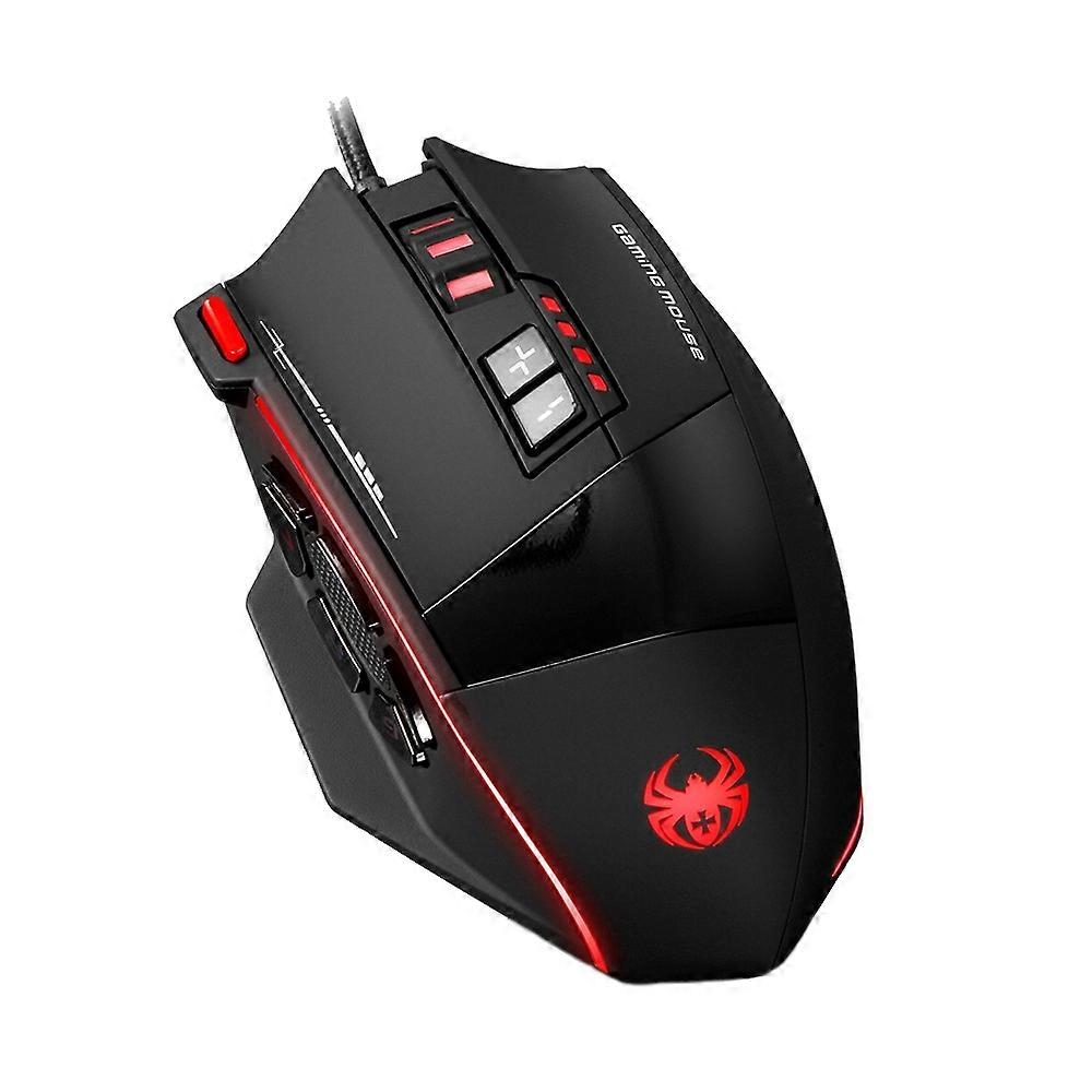 ZELOTES C19 12-keys Ergonomic Programming Custom Wired Mouse C19