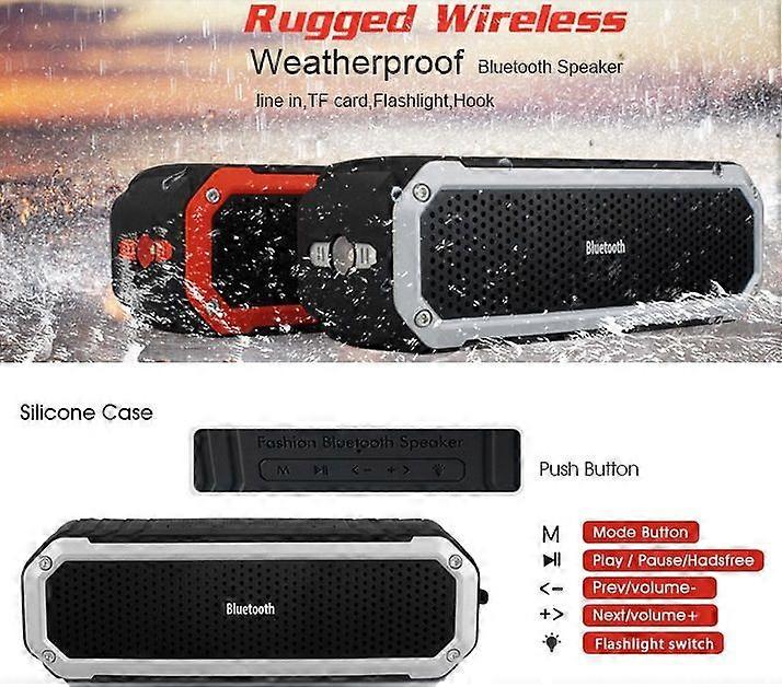 Mini Wireless Waterproof Bluetooth Stereo Speaker for Sport and Outdoor C28 Silver