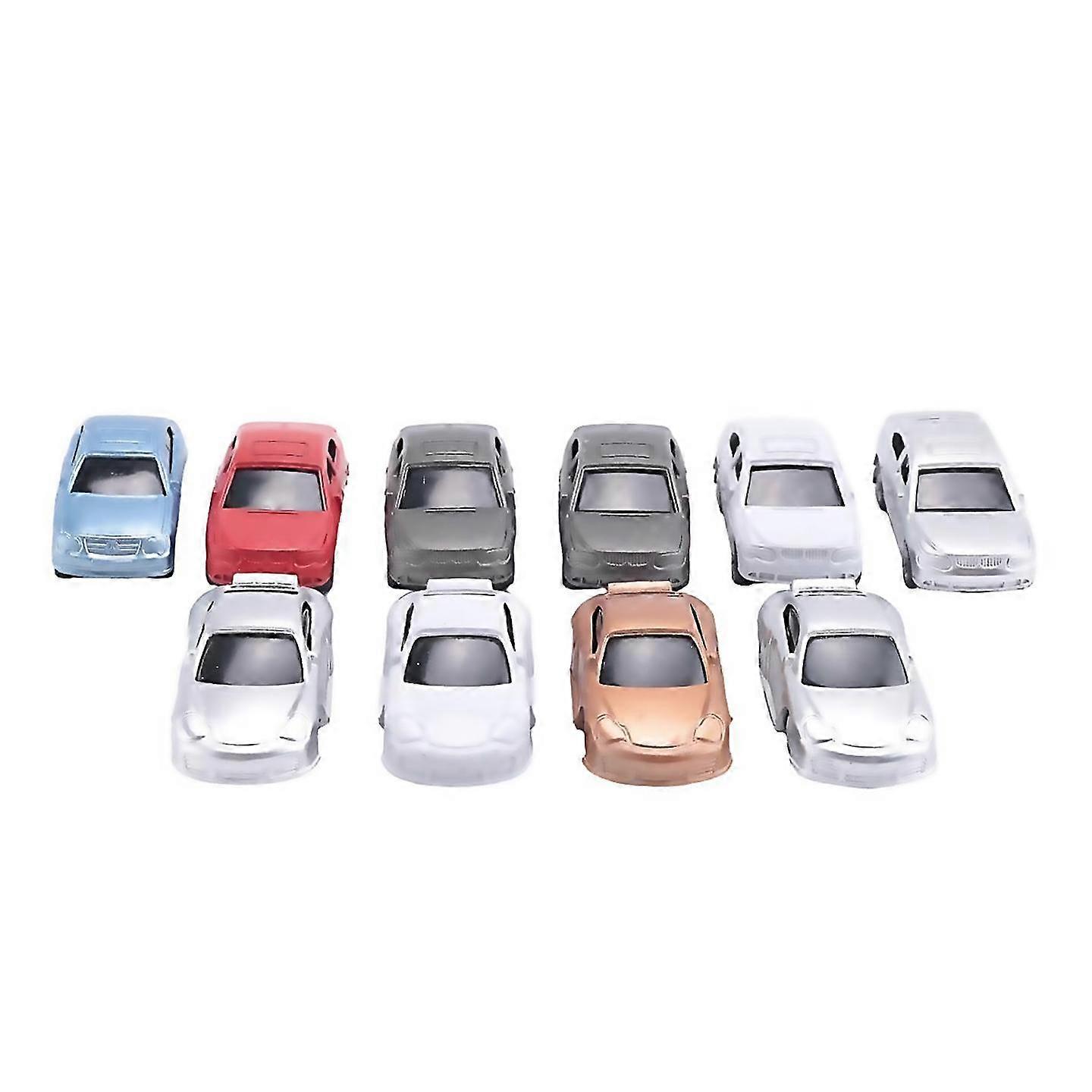 For 10 pack 187 mini model car painted car models building train scenery building train layout set
