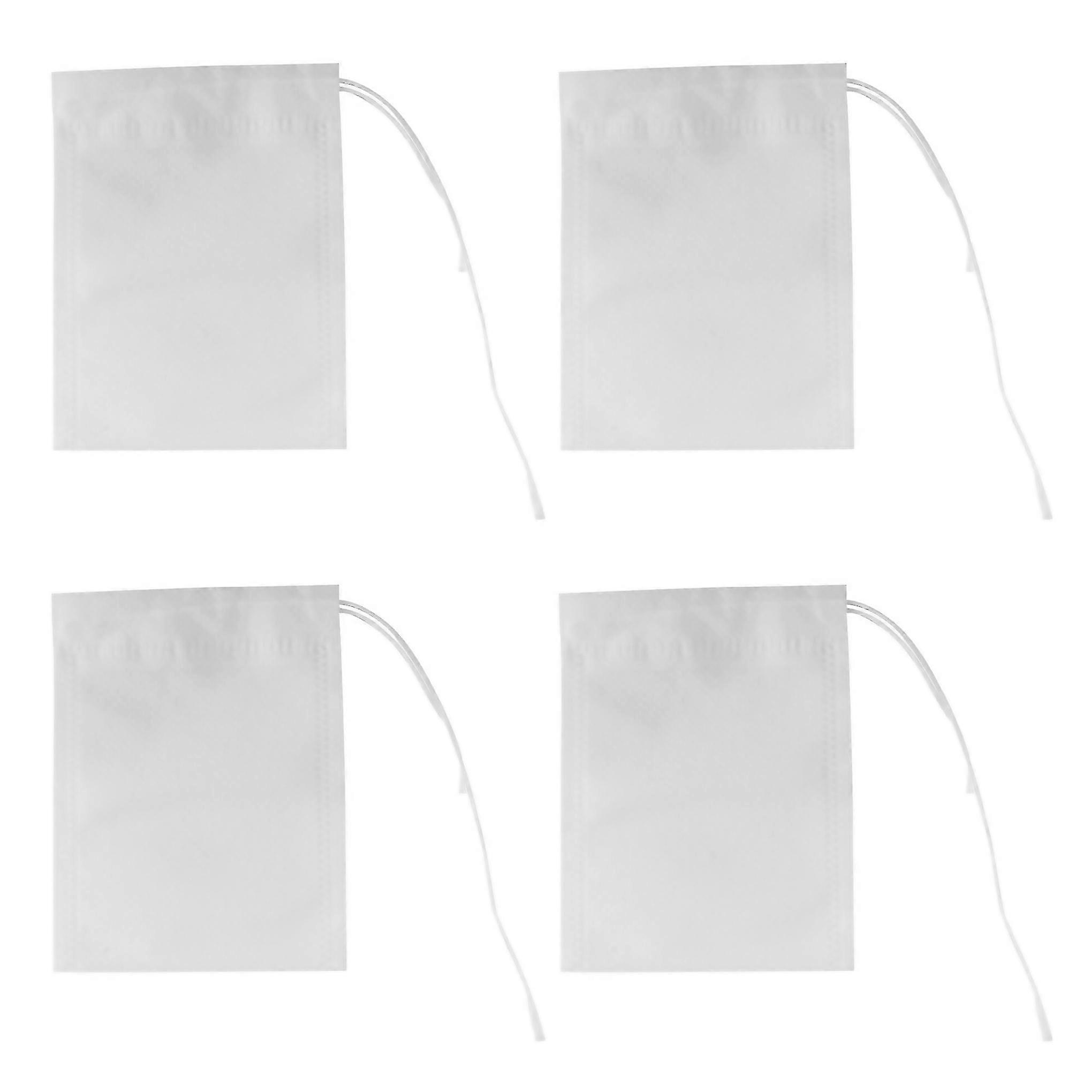 For 400 Pcs Disposable Tea Filter Bags Empty Cotton Drawstringtea