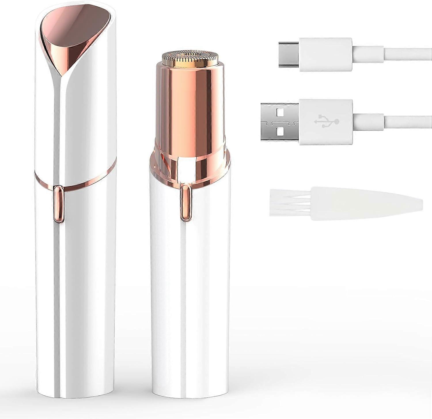 2025 Najnowszy model depilatora do twarzy dla kobiet, przenośny depilator do twarzy dla kobiet, bezbolesny depilator elektryczny do twarzy, górnej wargi i podbródka, ładowanie USB