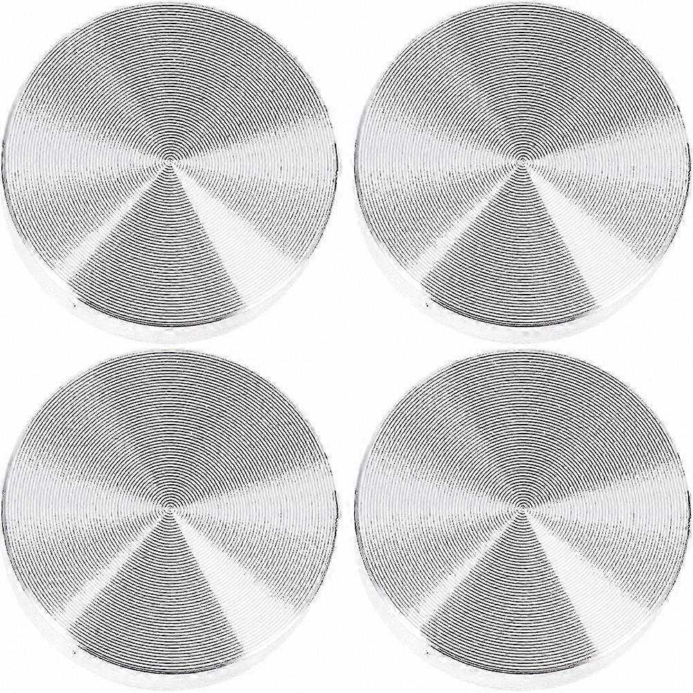 4 Stück Aluminium-Scheibenadapter für Glastischplatten