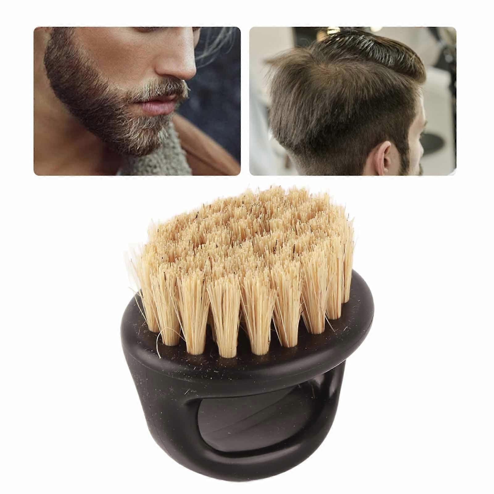 Soft Portable Barbe Brosse À Rasage ABS Poignée Visage Cheveux Dépoussiérant