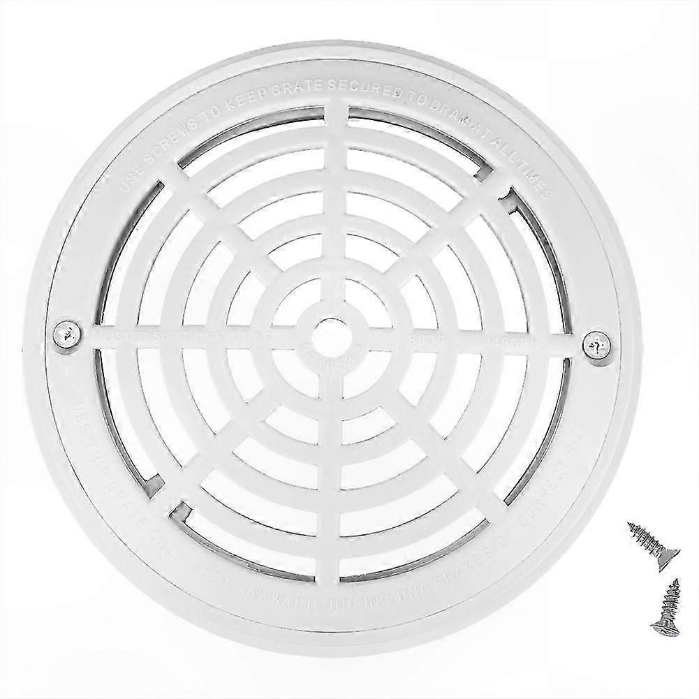 Swimming Pool Drain Cover Replacement with Screws for Pool Maintenance Accessory