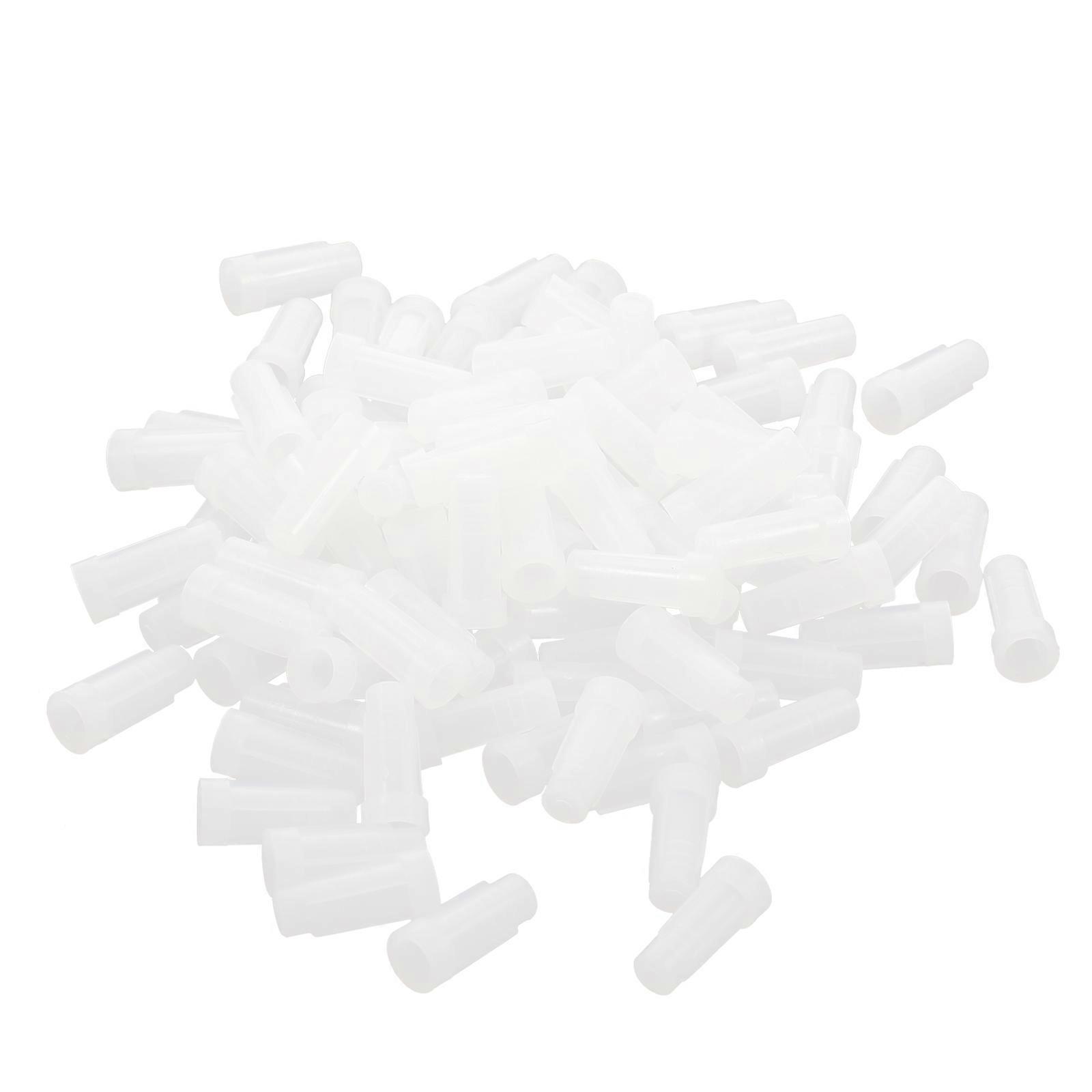 Transparent Protective Caps for Injectors Reusable Durable PP Material 200 Pieces Fits Most Sizes