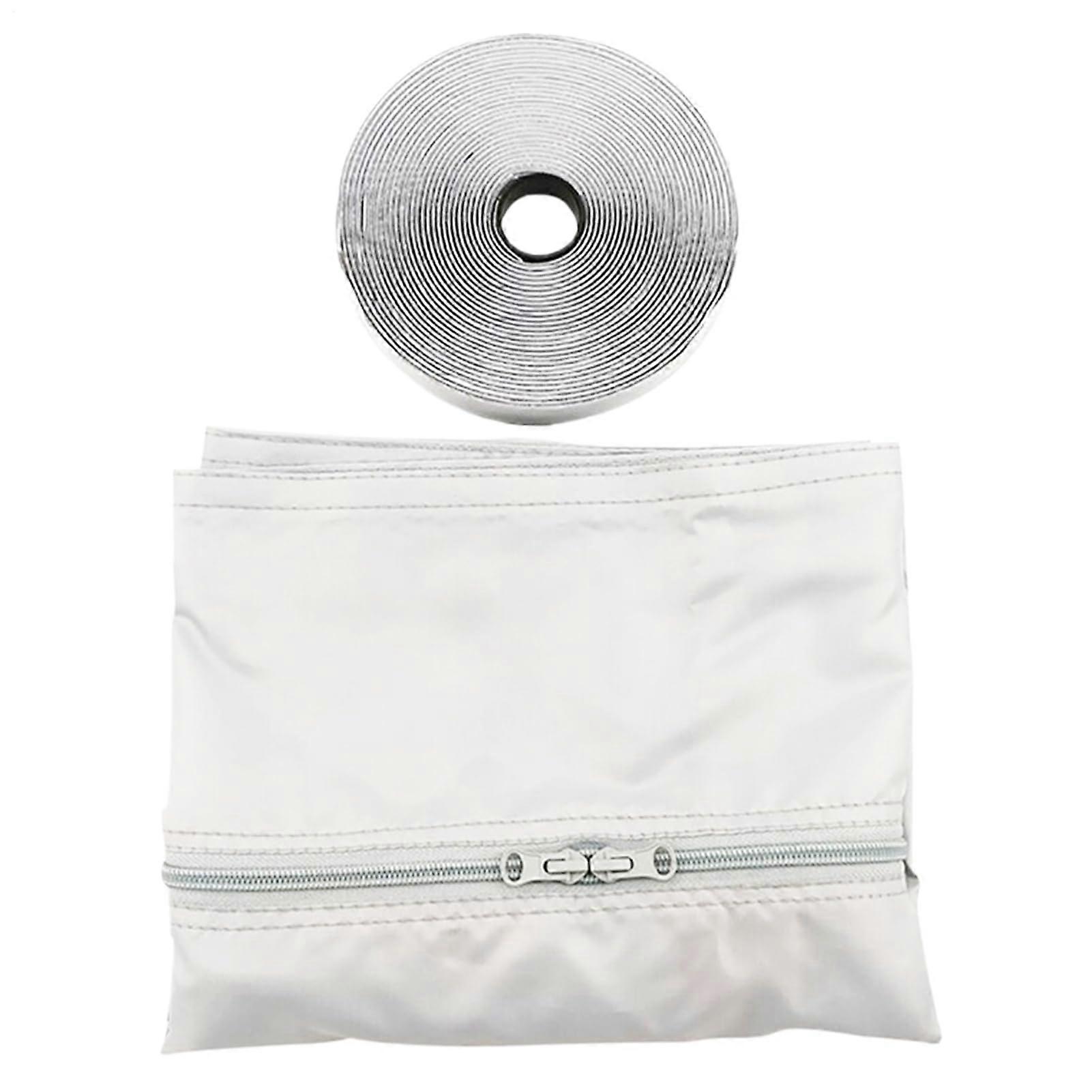 Portable AC Window Vent Kit for Casement Windows - 3 Meters Exhaust Seal for Dorms, Apartments, and Bedrooms