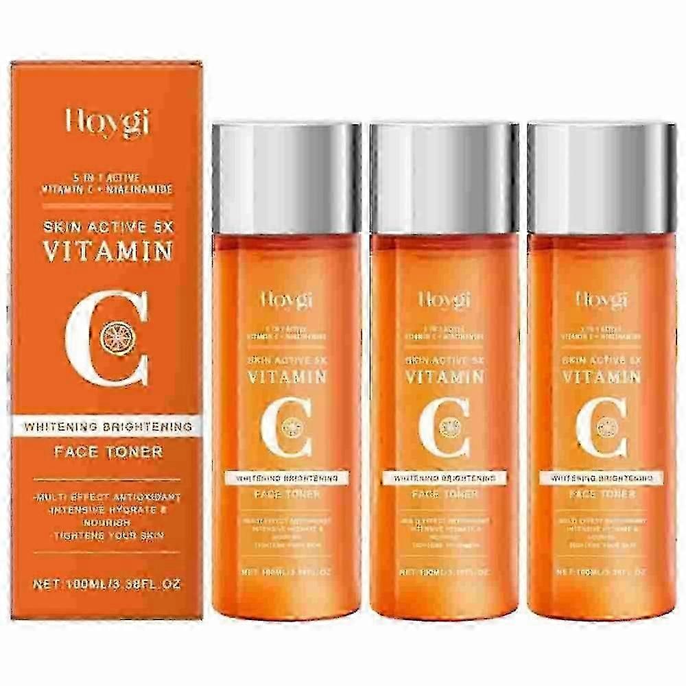 Tonique actif 5 en 1 à la vitamine C, niacinamide, 5X Vitamin Repair, peau abîmée, rétrécissement des pores, blanchiment, anti-âge, 1/2/3 pièces