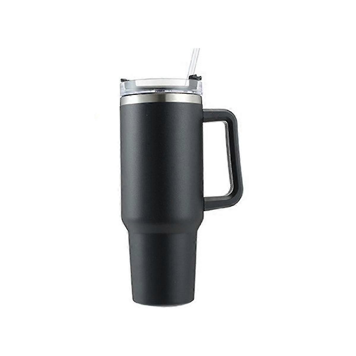 40 Oz Tumbler with Handle and Straw Lid Stainless Steel Insulated T...