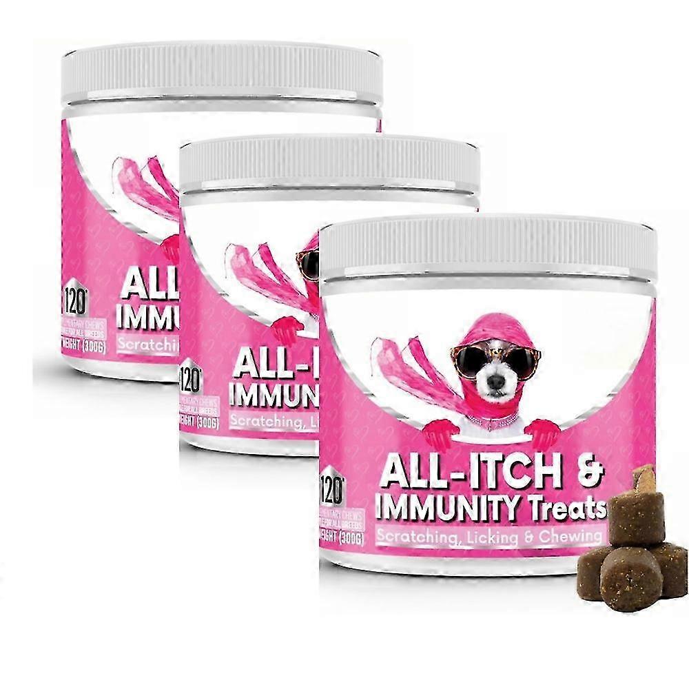 NutriPaw All-Itch Immunity يعالج للكلاب - تهدئة الكفوف والعينين والأذنين والجلد التي تسبب الحكة