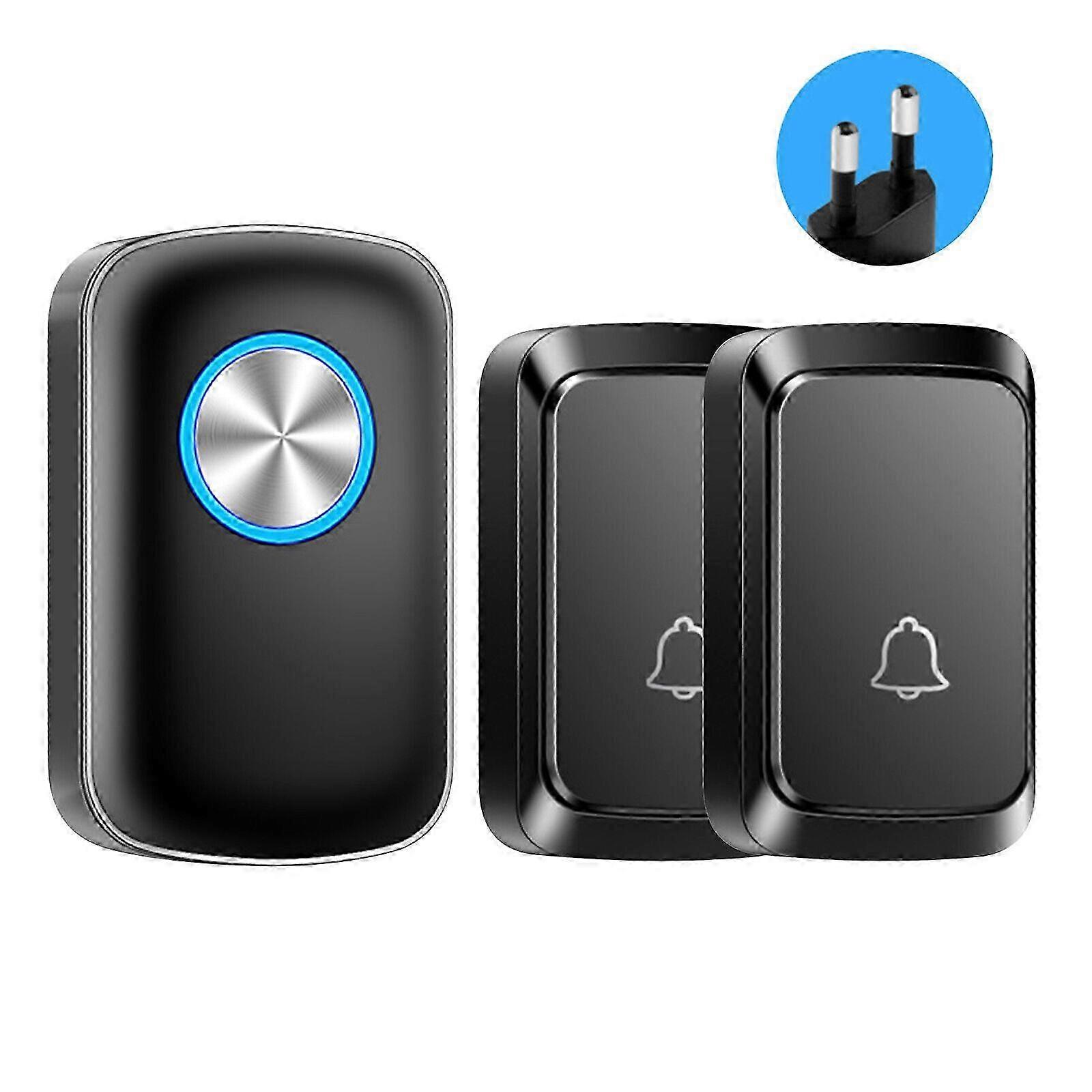 Funk Trklingel Funkklingel Haustr Klingel IP55 Wasserdicht Auenbereich 300m--style3979