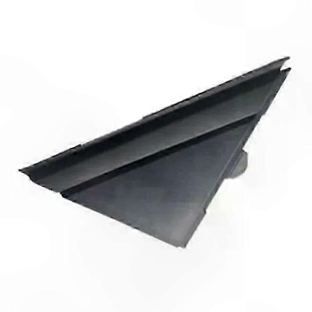 Universal Fit Molded Door Mirror with Triangle Plate Flag Cover and Front Window A-Pillar Trim for Select FIAT Models