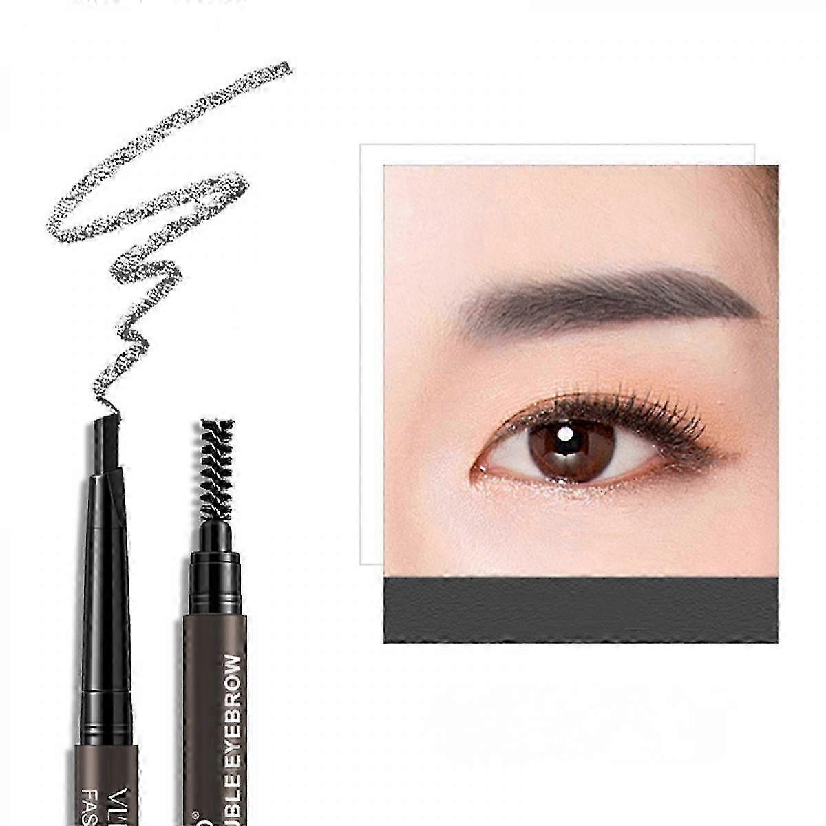 Eyebrow Pencil Long Lasting & Waterproof with Spoolie Vegan, Cruelty Free, Formulated without Parabens