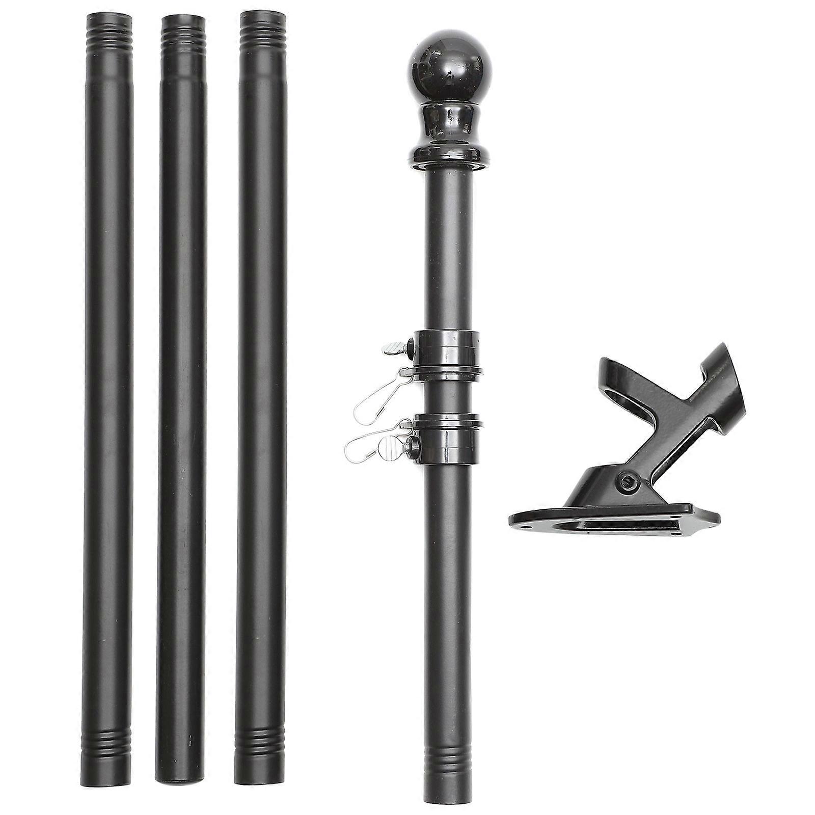 Flagpole Holder Professional Flag Pole Kit for Outdoor Use 1Set