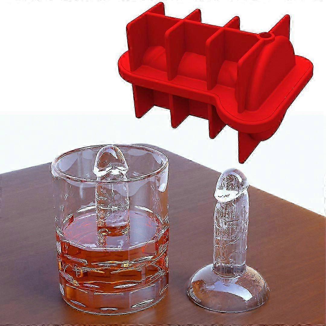 Spoof Ice Cube Mold, Adult Prank Ice Cube Mold, Silicone Ice Cube Mold Novelty Party Ice Cubes Maker