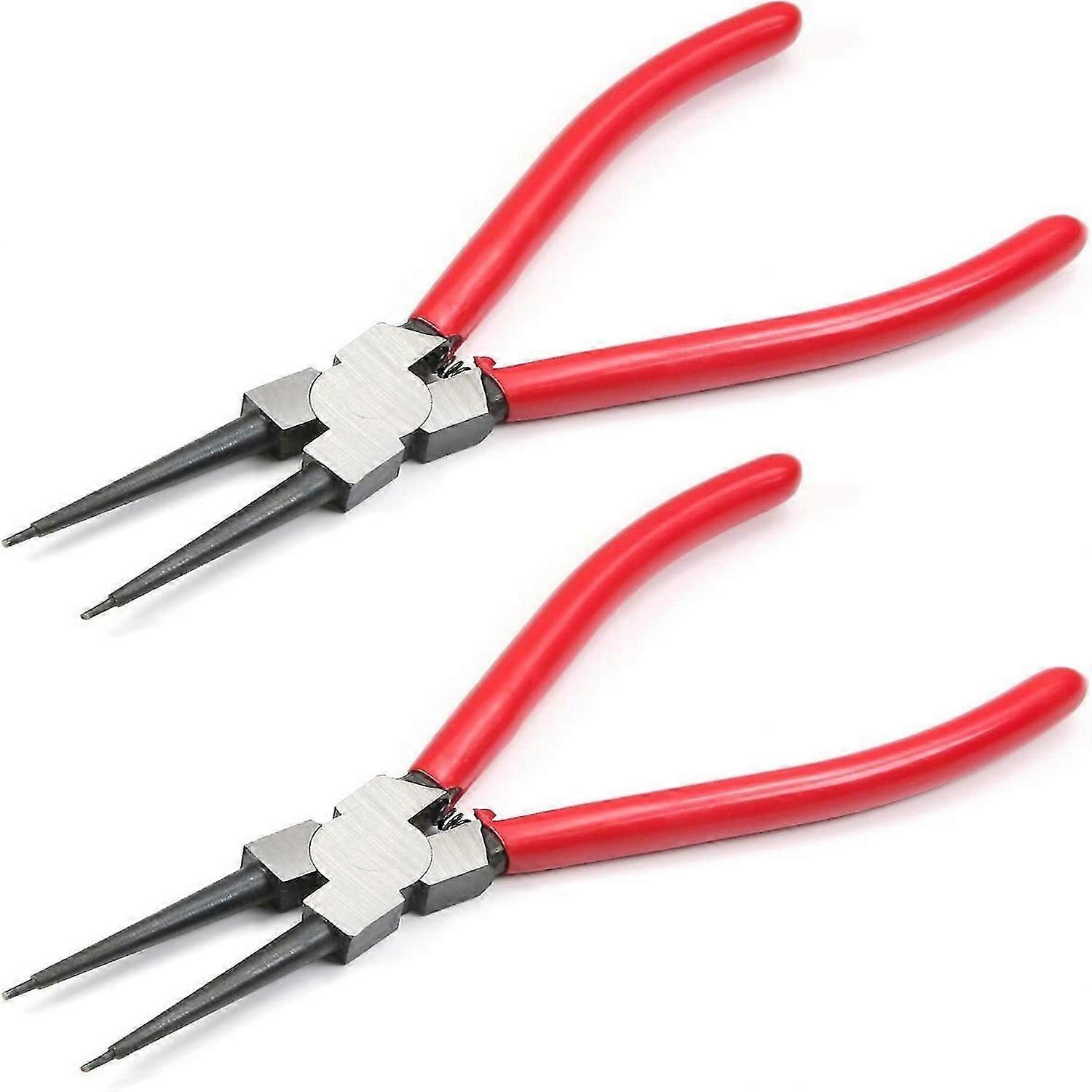 Precision Internal Snap Ring Pliers Straight Jaw Retaining Ring Pliers - 2 Pieces
