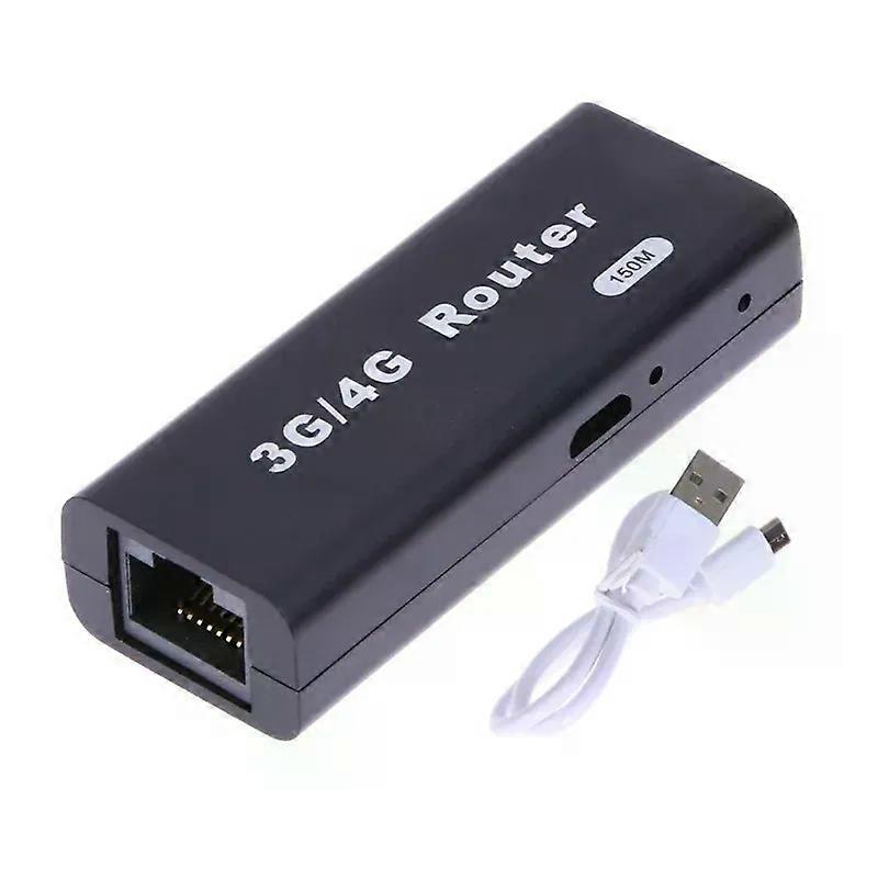 Mini Portable 3G/4G WiFi Wlan Hotspot WiFi Hotspot 150Mbps RJ45 USB Wireless Router with USB Cable