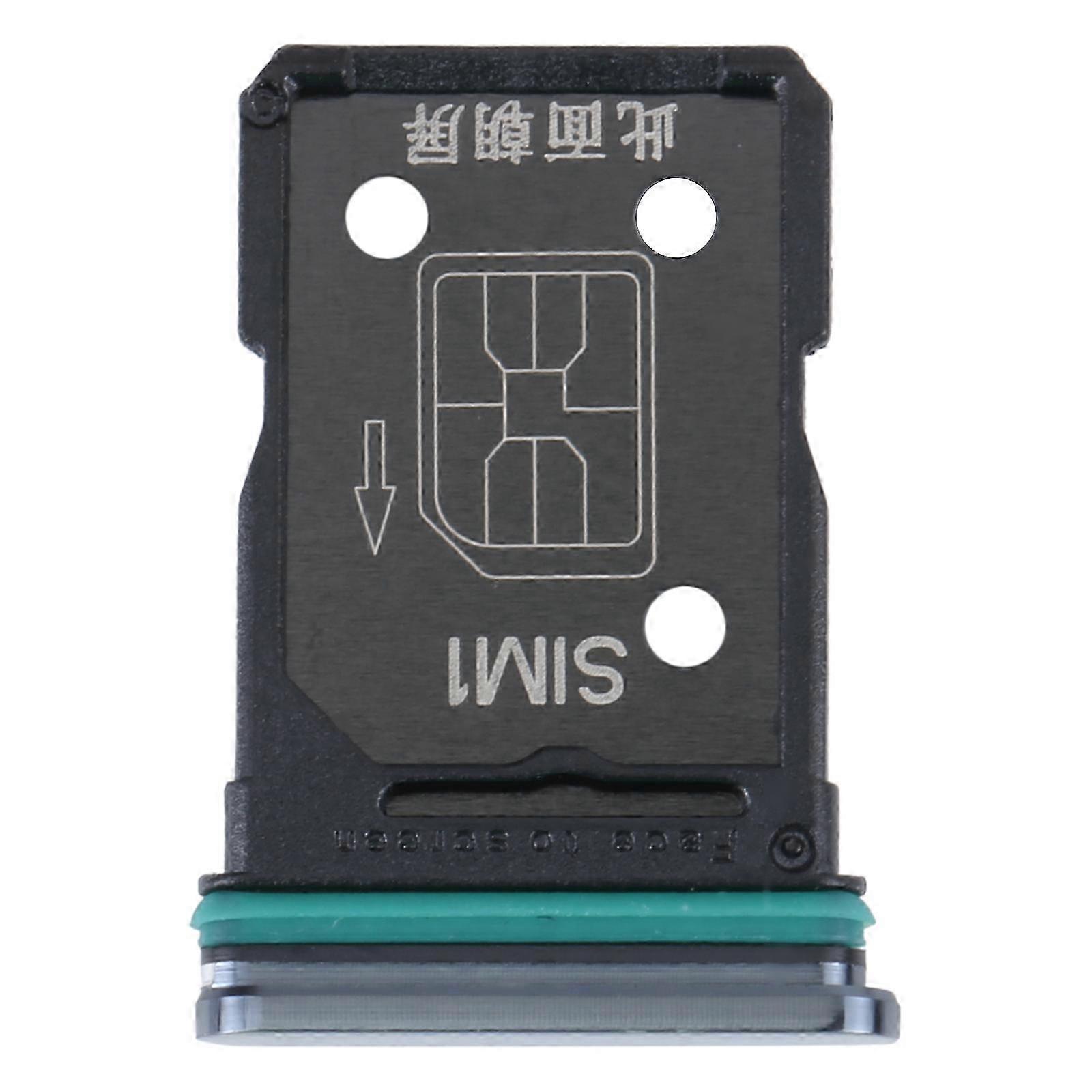 SIM Card Tray for OPPO Reno4 5G Replacement Tray with Metal Material Silver Color