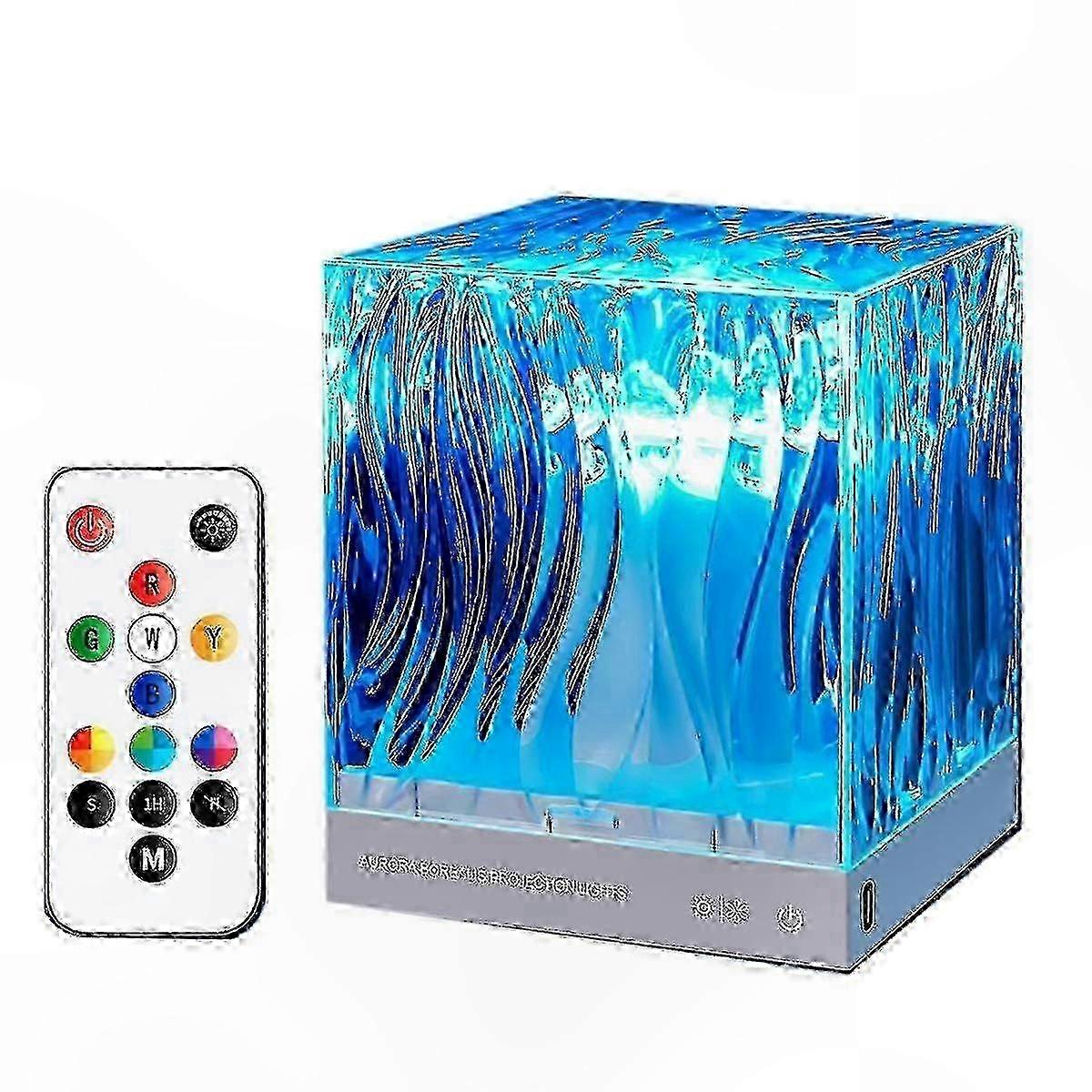 Aurora Galaxy Projector with 16 Colors Remote Control and Timer for Mood Lighting