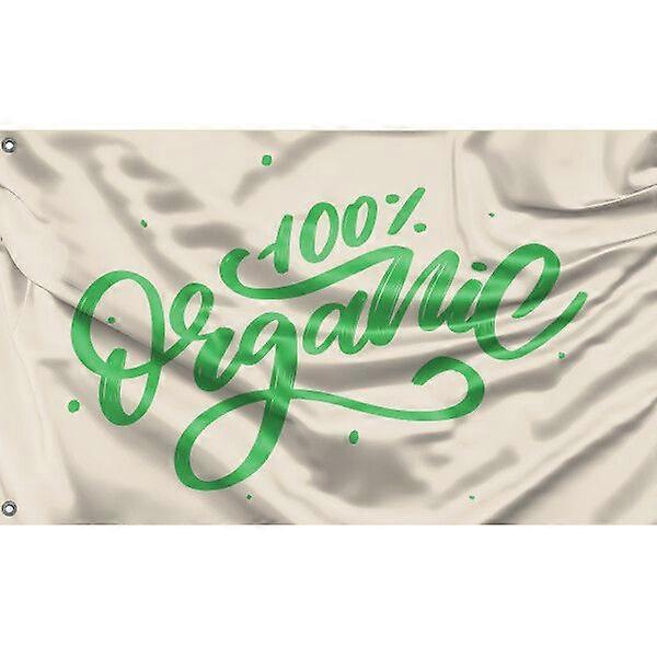 100% Organic Flag L1850