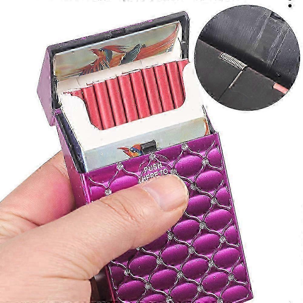 2025 Plastic Cigarette Case Moisture and Crushproof Box with Flip Top Open for Men and Women