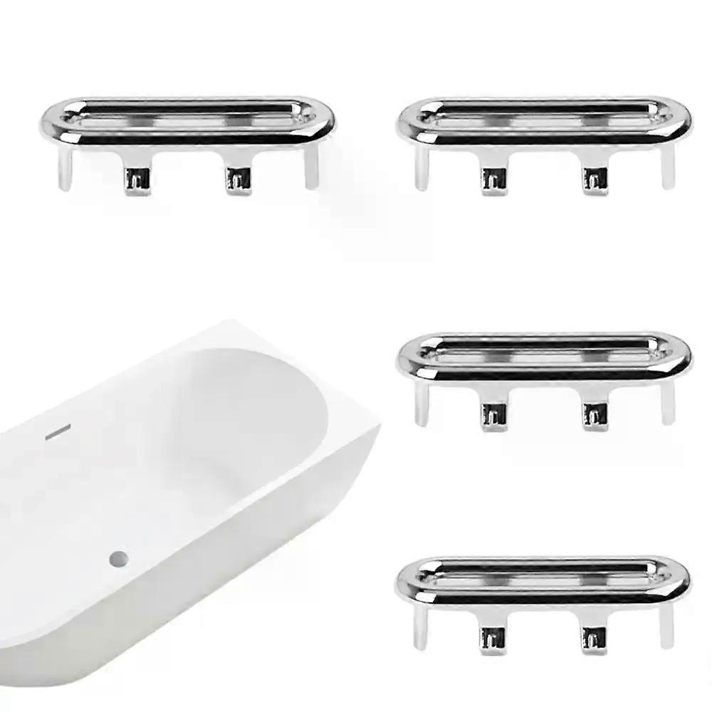 Sink Overflow Cover 4X Oval Drain Replacement Sink Bath Cap Bathroom Sink Drain Stopper Bathroom Sink Drain Stopper Overflow