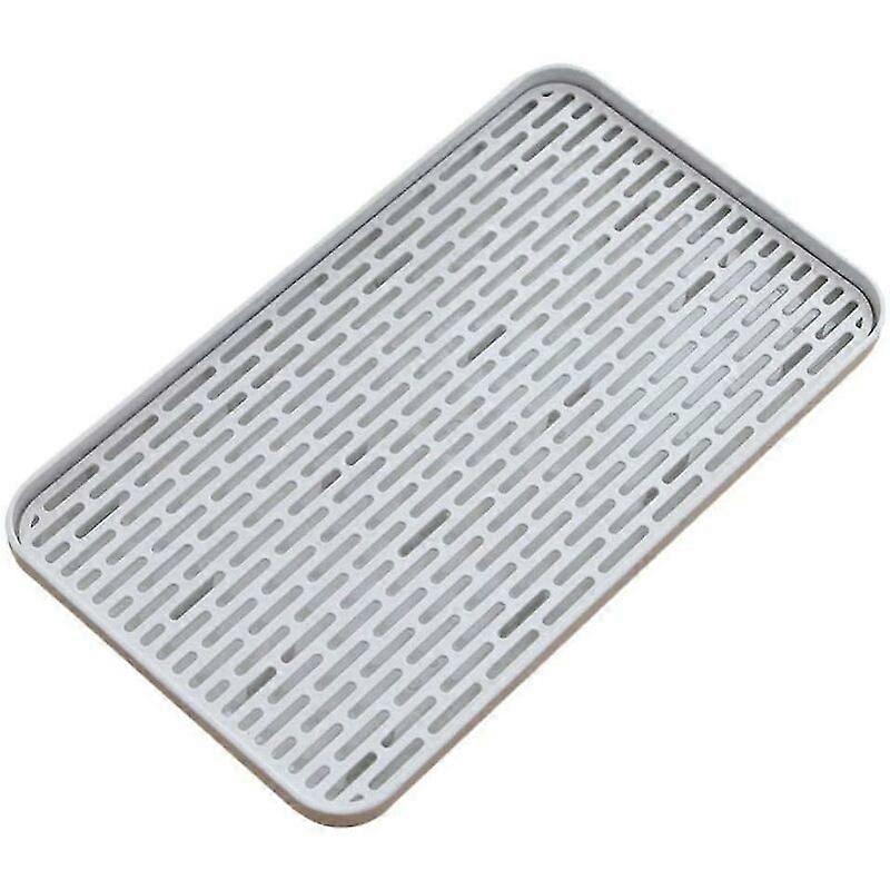Dish Drying Mat Plastic Cup Drain Tray Tray Double Layers Drainer Tray