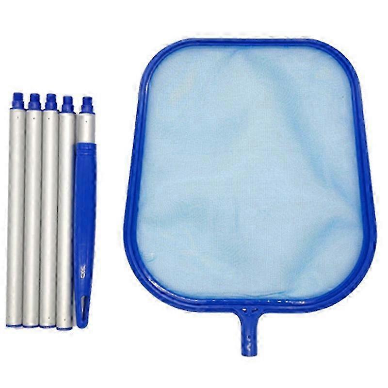 Pool Cleaning Net with Telescopic Pole and Leaf Skimmer for Pool Landing: Scoop Leaves Efficiently