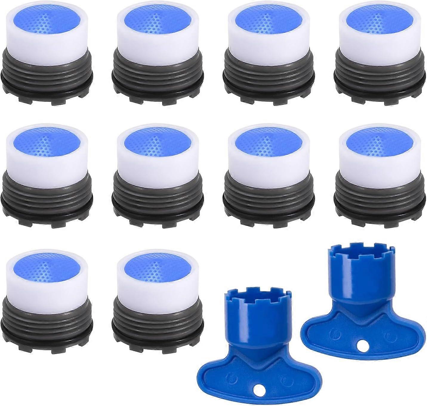 10pcs M18.5 Faucet Filters - Tap Aerators with 2 Stream Regulators