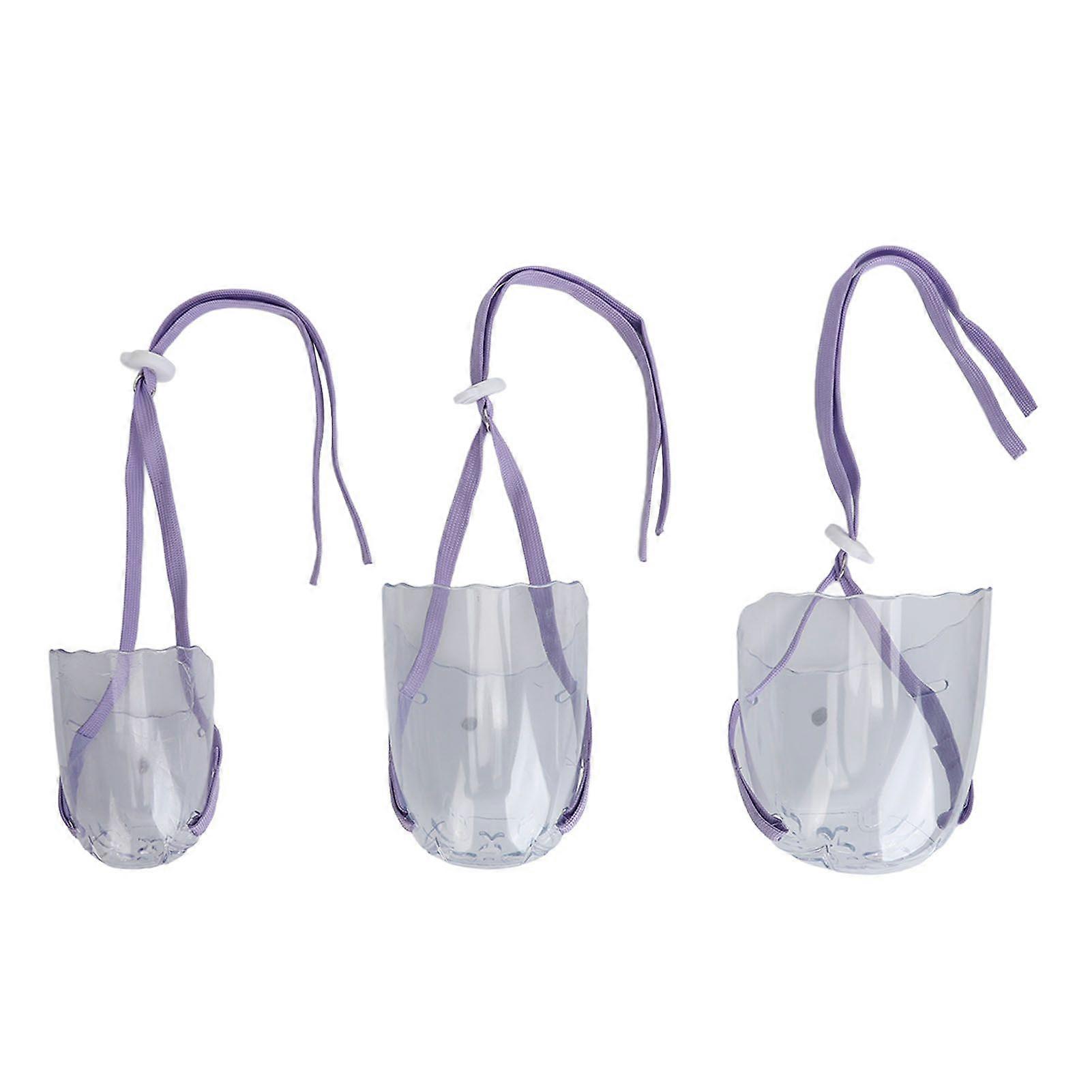 3Pcs Cat Muzzle Helmet Breathable Prevent Bite Bubble Globe for Grooming Bathing Nail Trimming