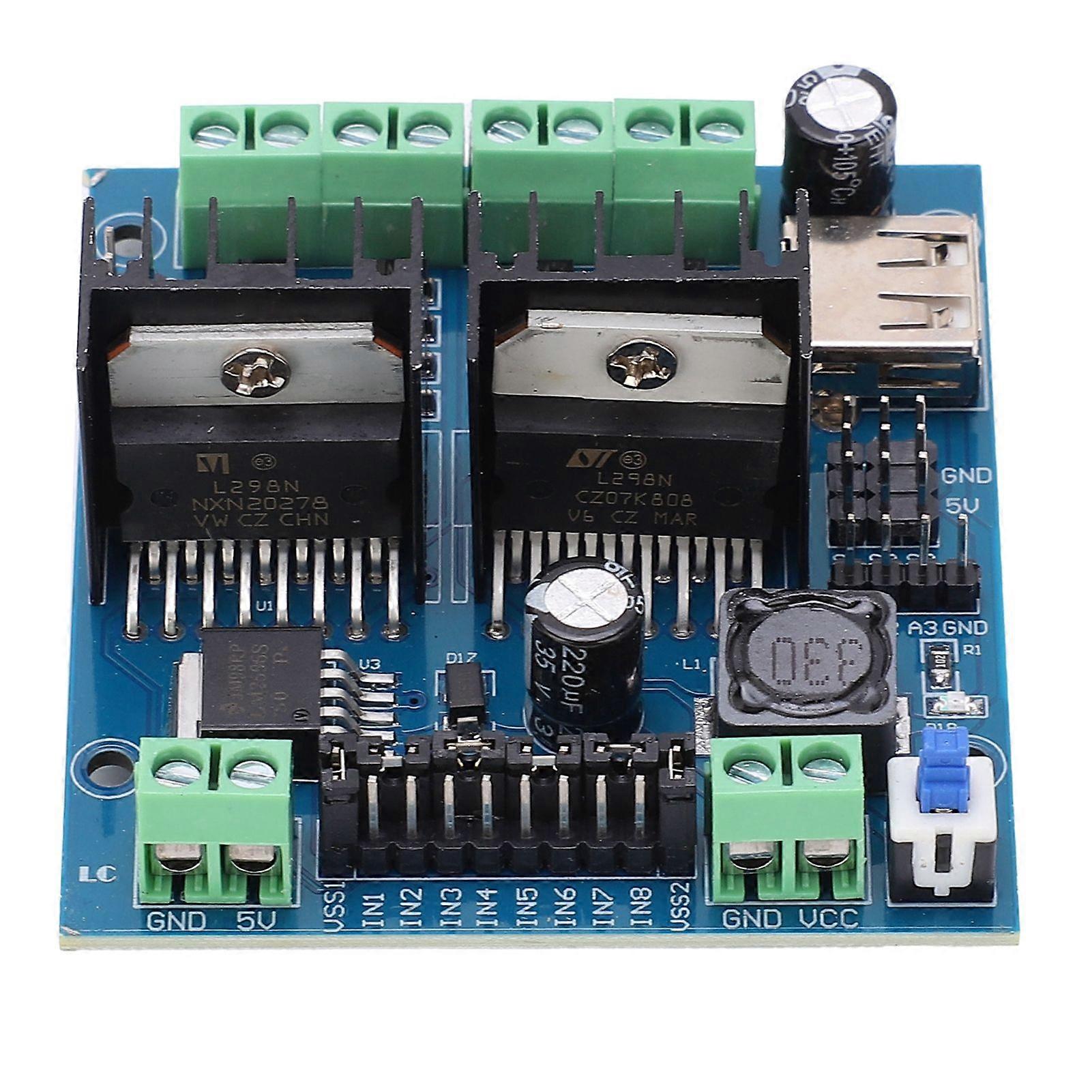 L298N Driver Module 4Channel Smart Auto Motor Driving Board Electronic Component
