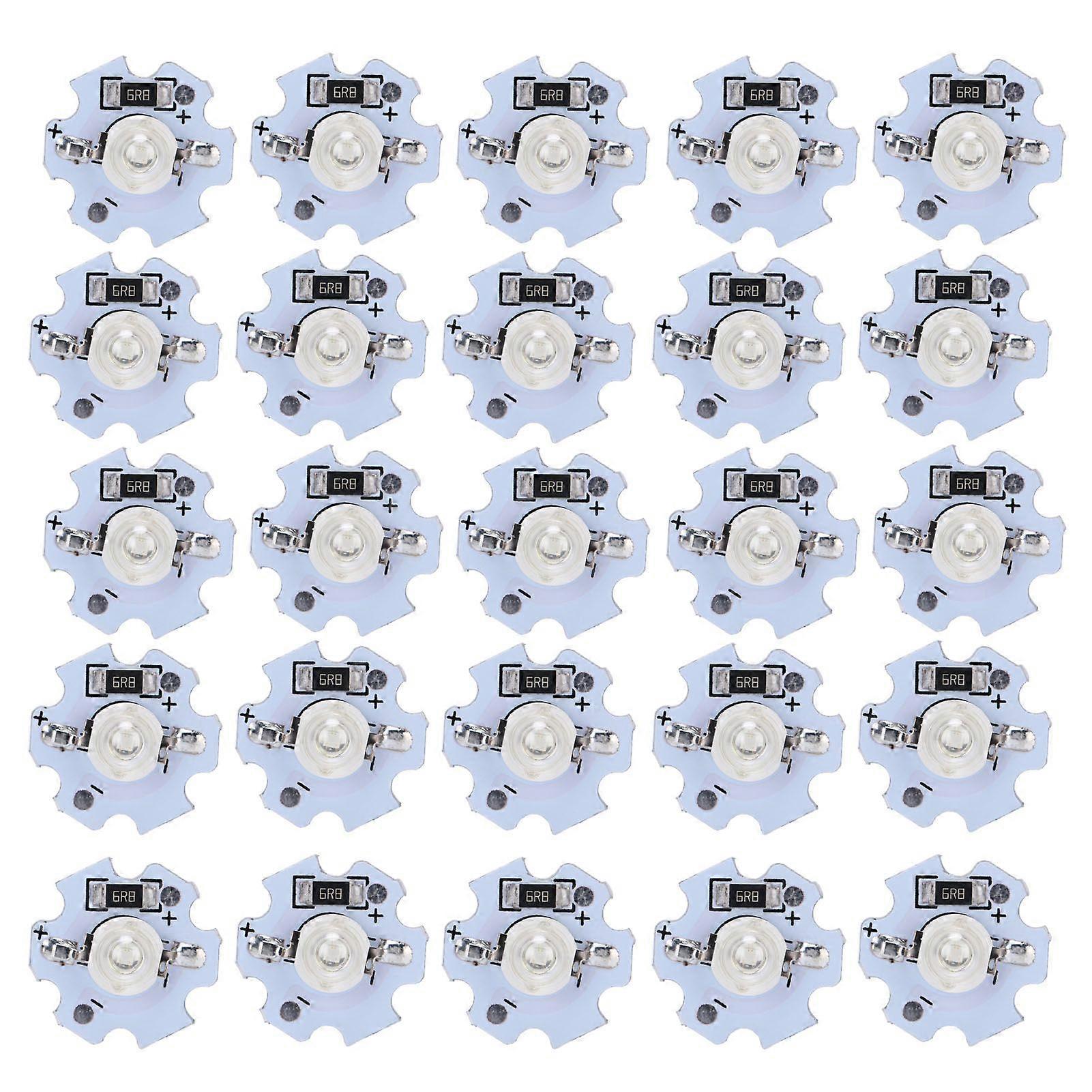 25Pcs 5V LED Chips 200LM 1W High Power LED Lamp Beads for DIY Lighting FixturesUV Light 395400NM