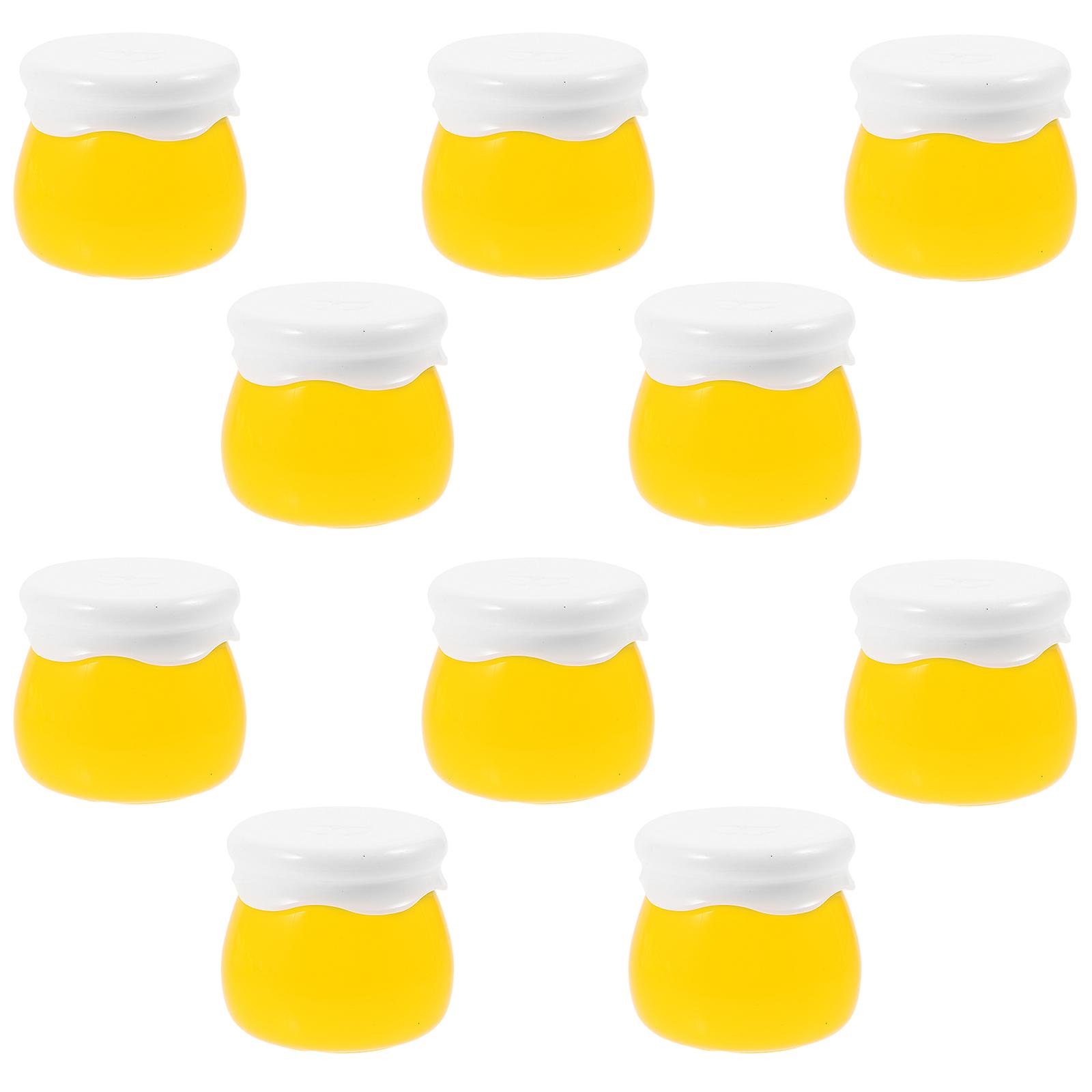 Cosmetics Container Acrylic Cream Jar for Storage 50Pcs Refillable Bottles