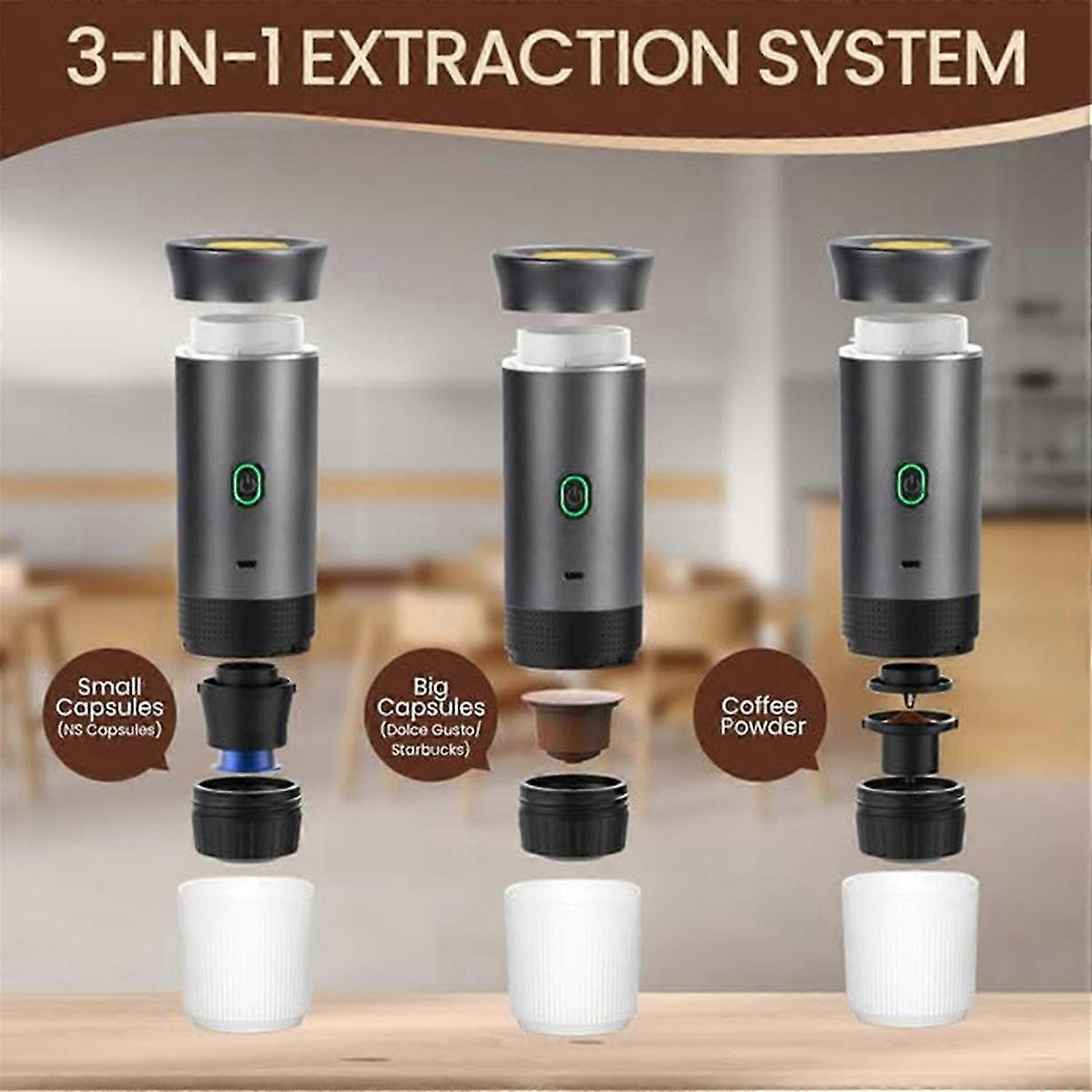 Portable Coffee Machine, Electric Espresso Machine, Capsule Machine
