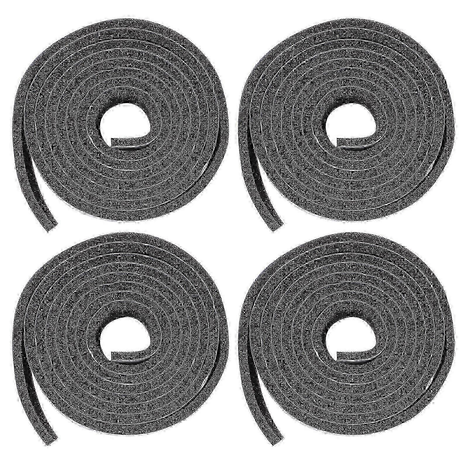 4 Rolls Garage Door Seal Window Seal Tape Window Weather Strip Front Door Weather Stripping