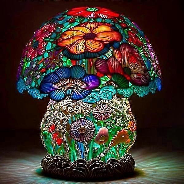 Mushroom Design Table Lamp for Home Office and Cozy Rooms
