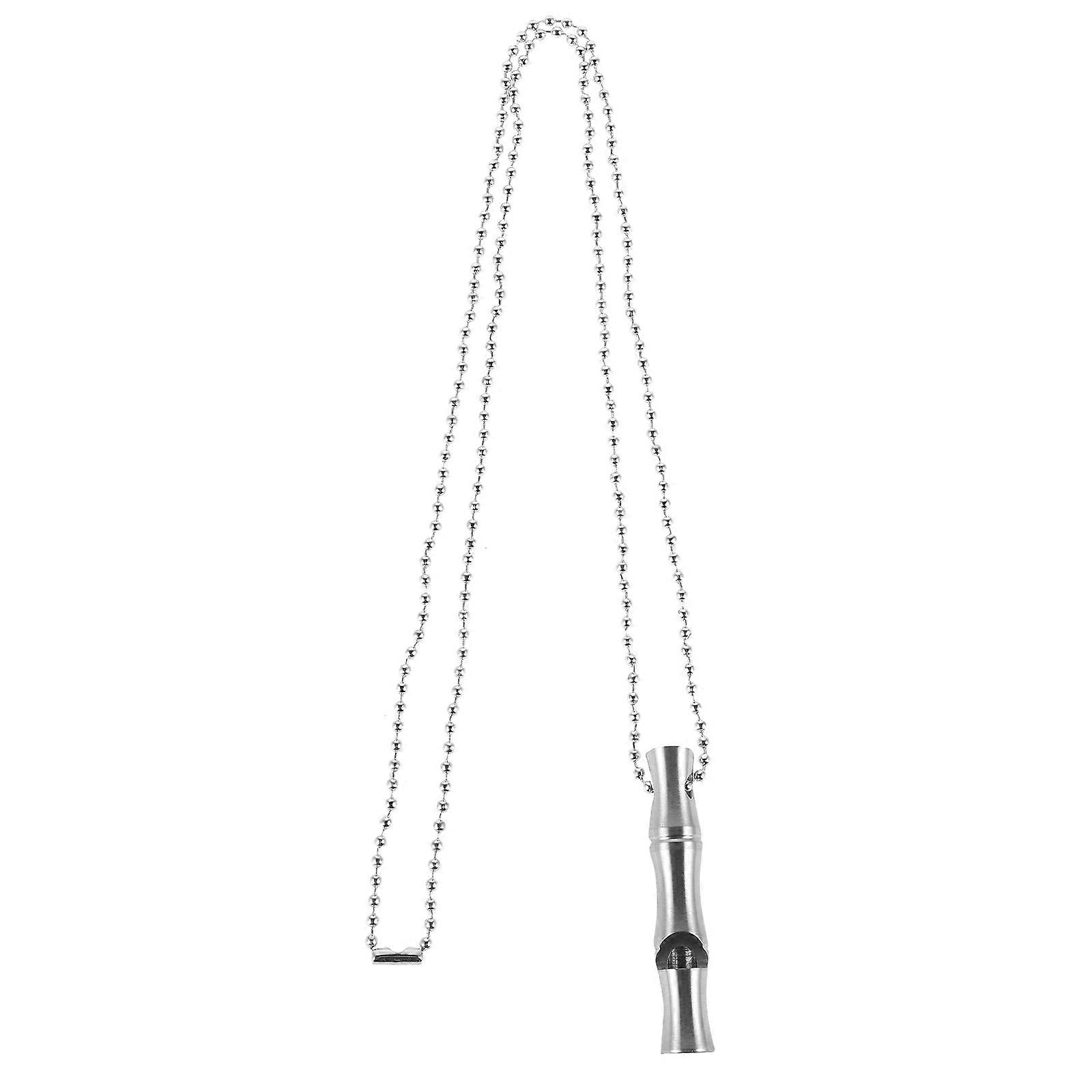 Outdoor Whistle Durable Metal Pendant Multi-Function Emergency Whistle