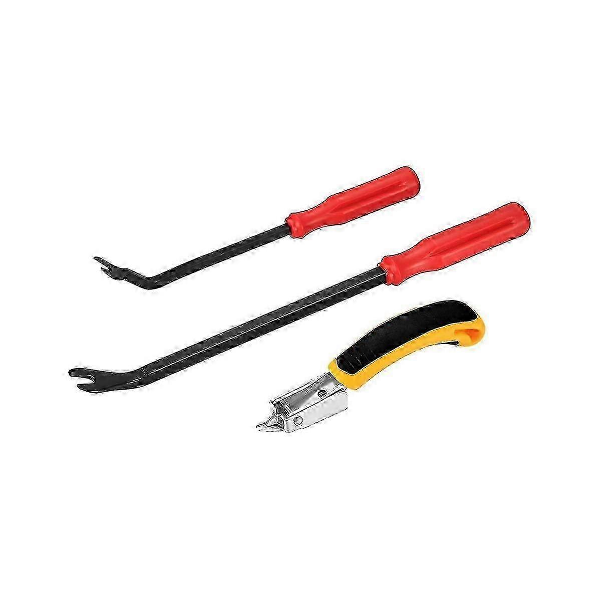 3 Pcs Upholstery and Construction Staple Remover Tools with Puller Tool Set,For Removing for Furnit