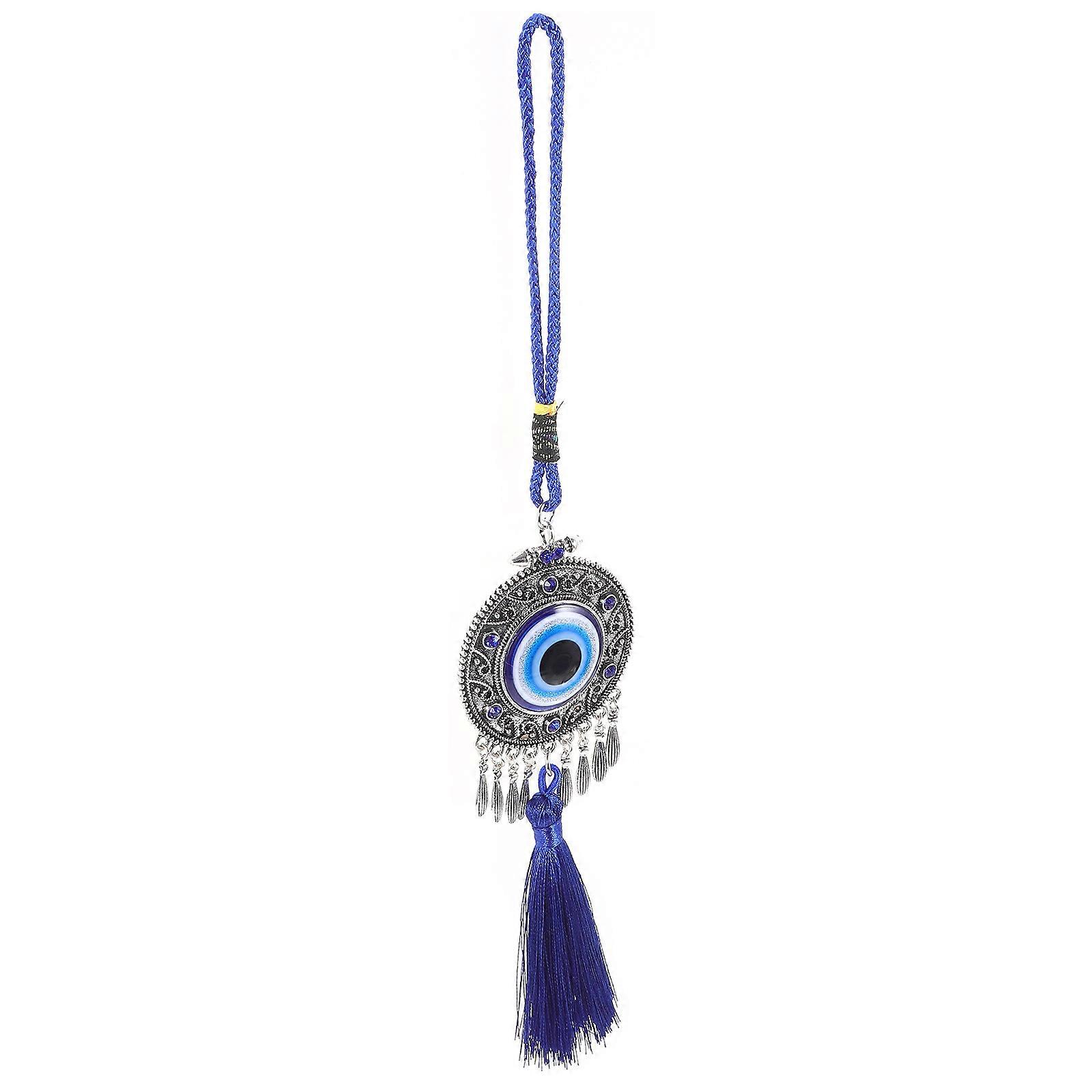 Blue Evil Eye Hanging Ornament for Car Decor 5Pcs Set