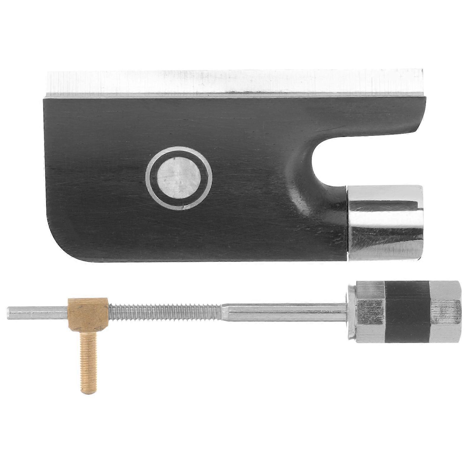 Violin Bow Frog Metal Replacement with Screw 2Sets for Violin Accessories