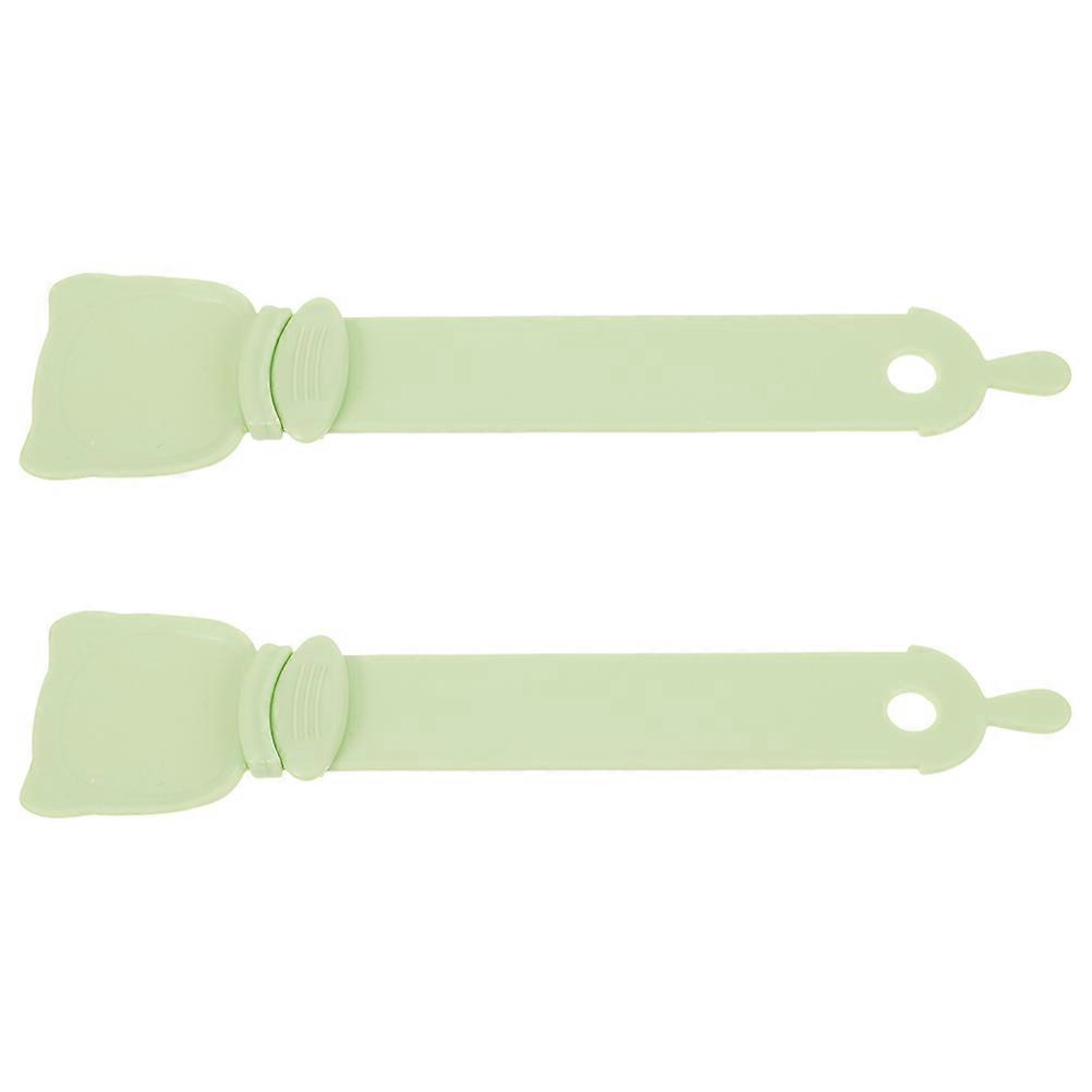 Cat Food Spoon for Feeding 4Pcs ABS Material Light Green Feeding Tool