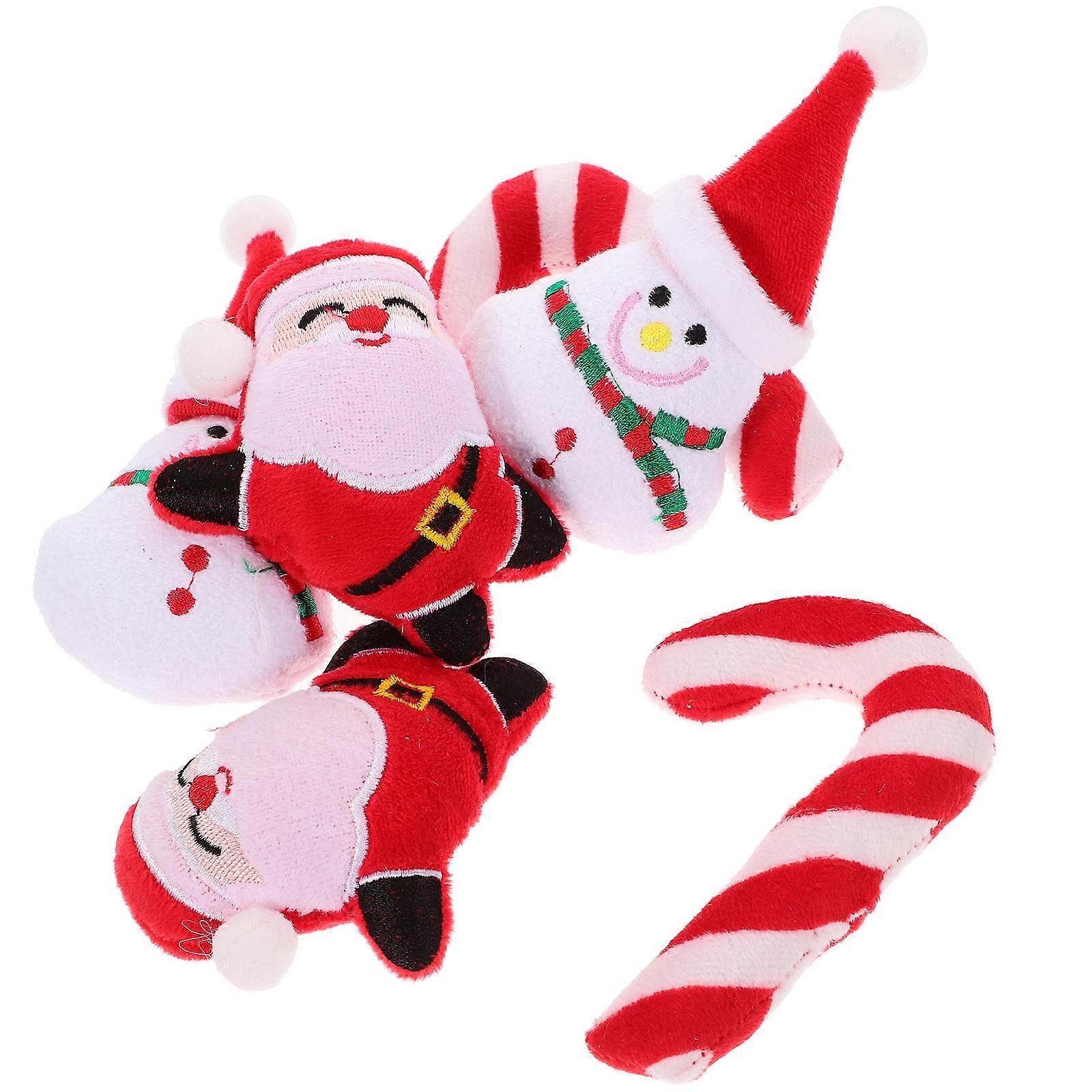 Christmas Plush Catnip Toy for Indoor Cats Bite Resistant 12Pcs