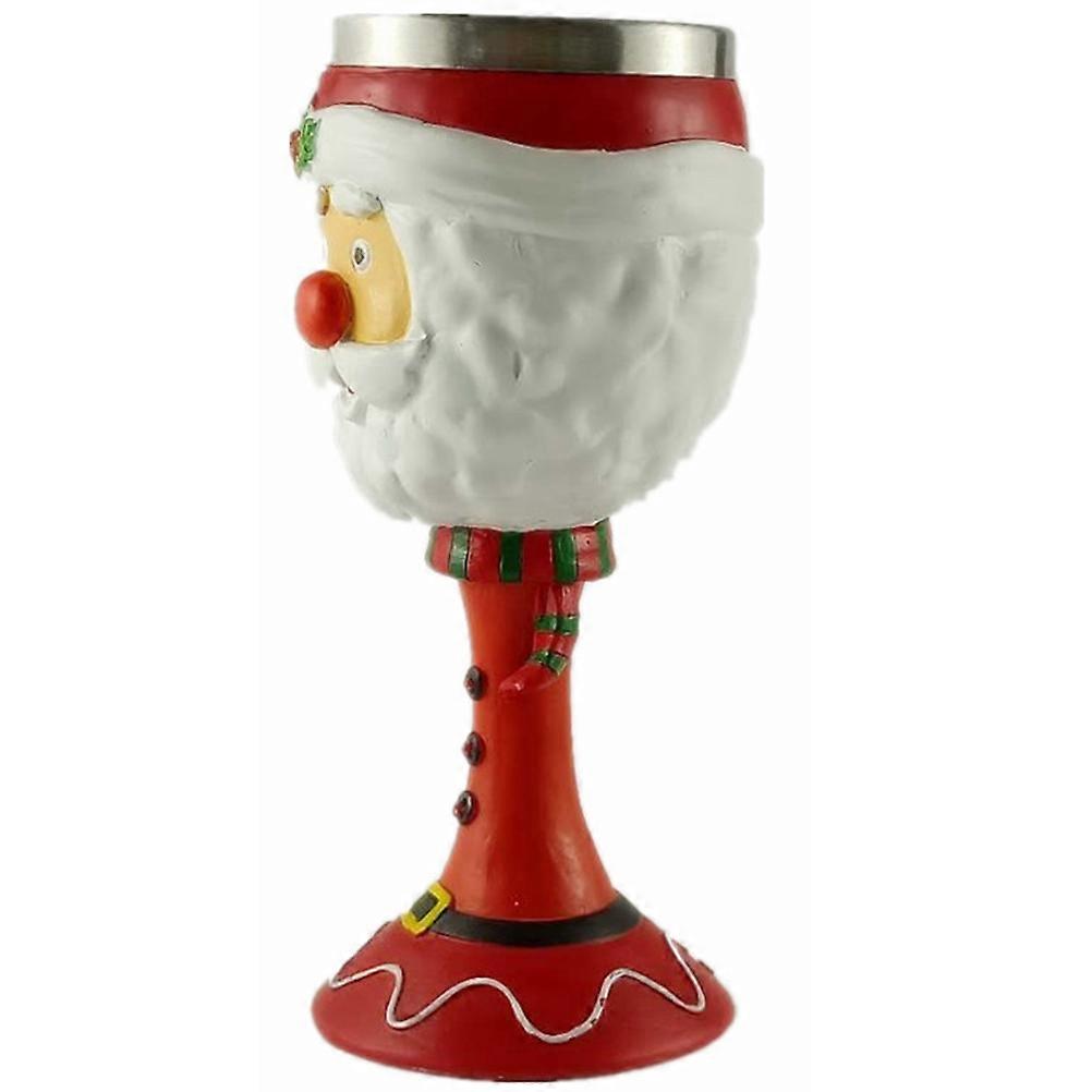4Pcs Lovely Christmas Drinking Glasses With Goblet Shape For Kids And Size 18x7Cm