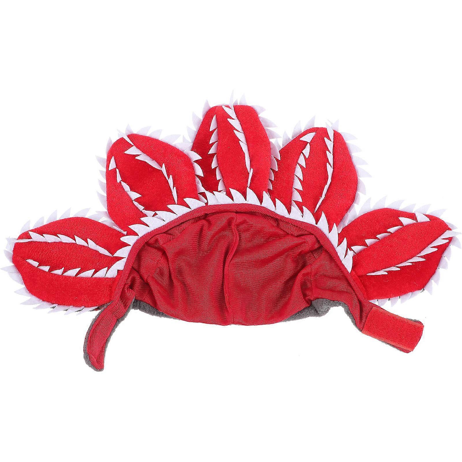 Pet Costume Hat Comfortable Corpse Flower Cat Cap with 5Pcs Included