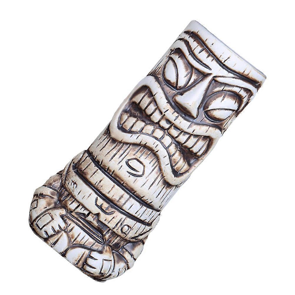 Cocktail Storage Container Creative Wine Cup Beverage Holding Round White Ceramic Cup 1Pack