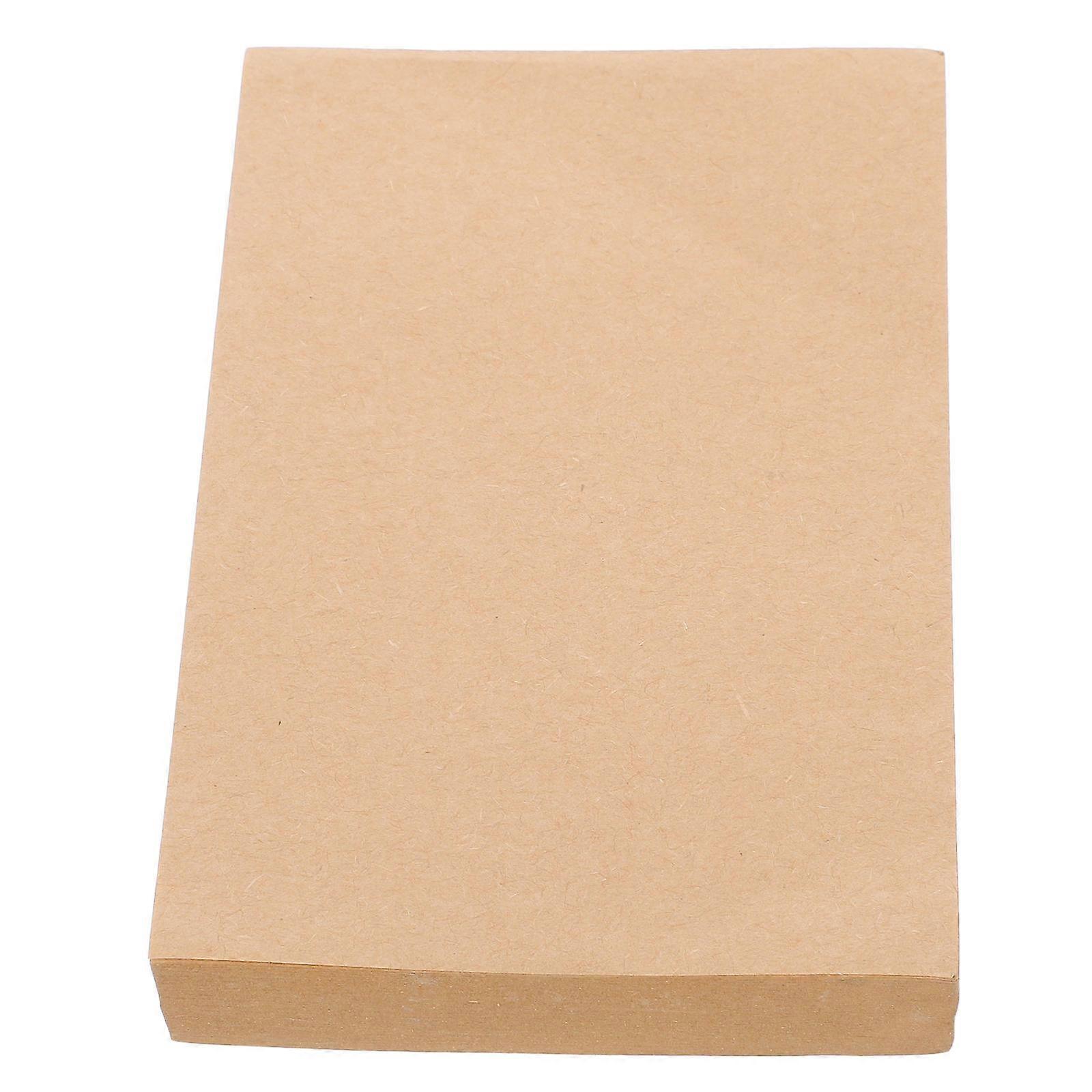 Brown Paper Note Pad for Writing with Scratch Pad Function 3Pcs